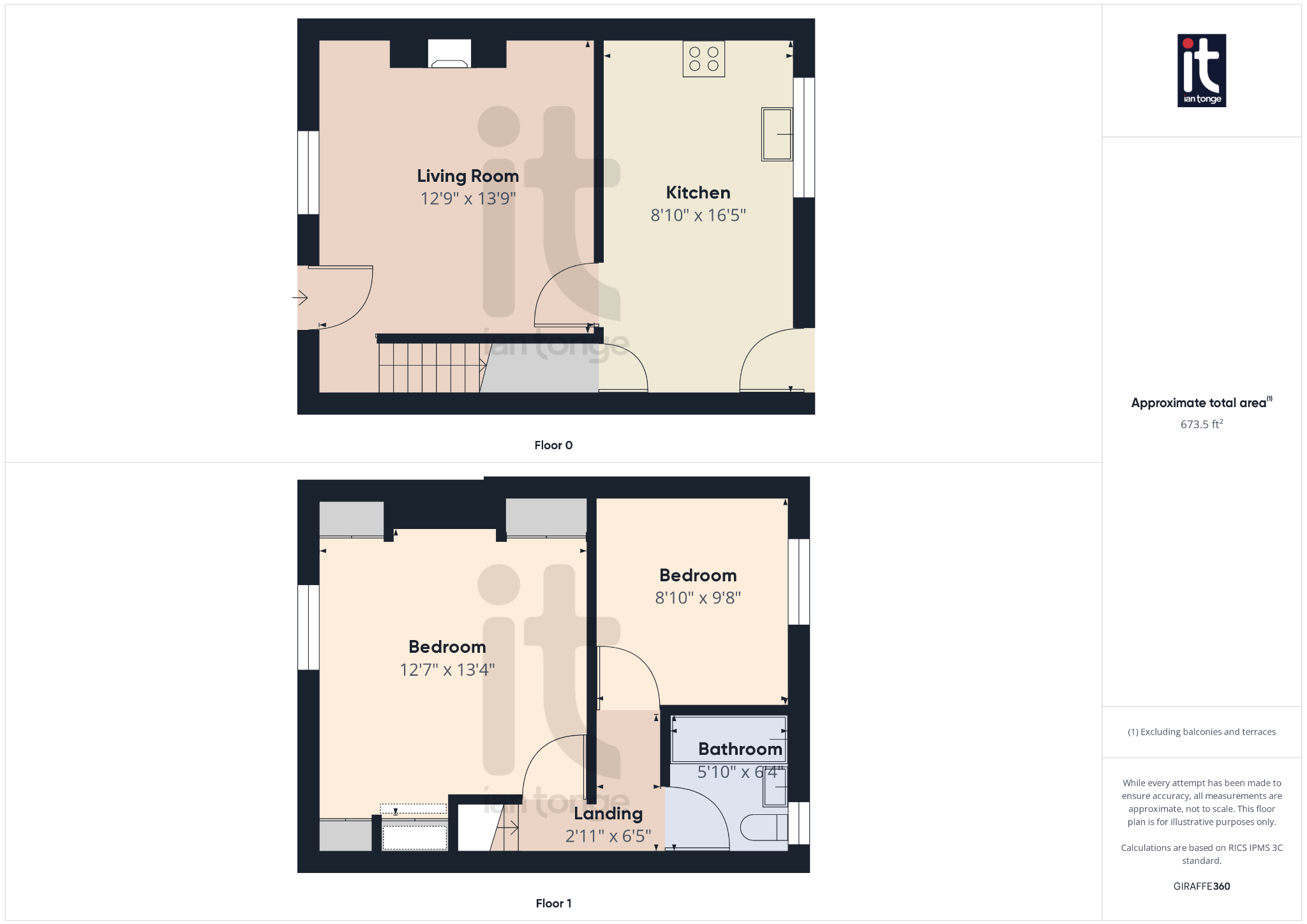 2 bedroom mid terraced house Under Offer in Stockport - Floorplan 1.