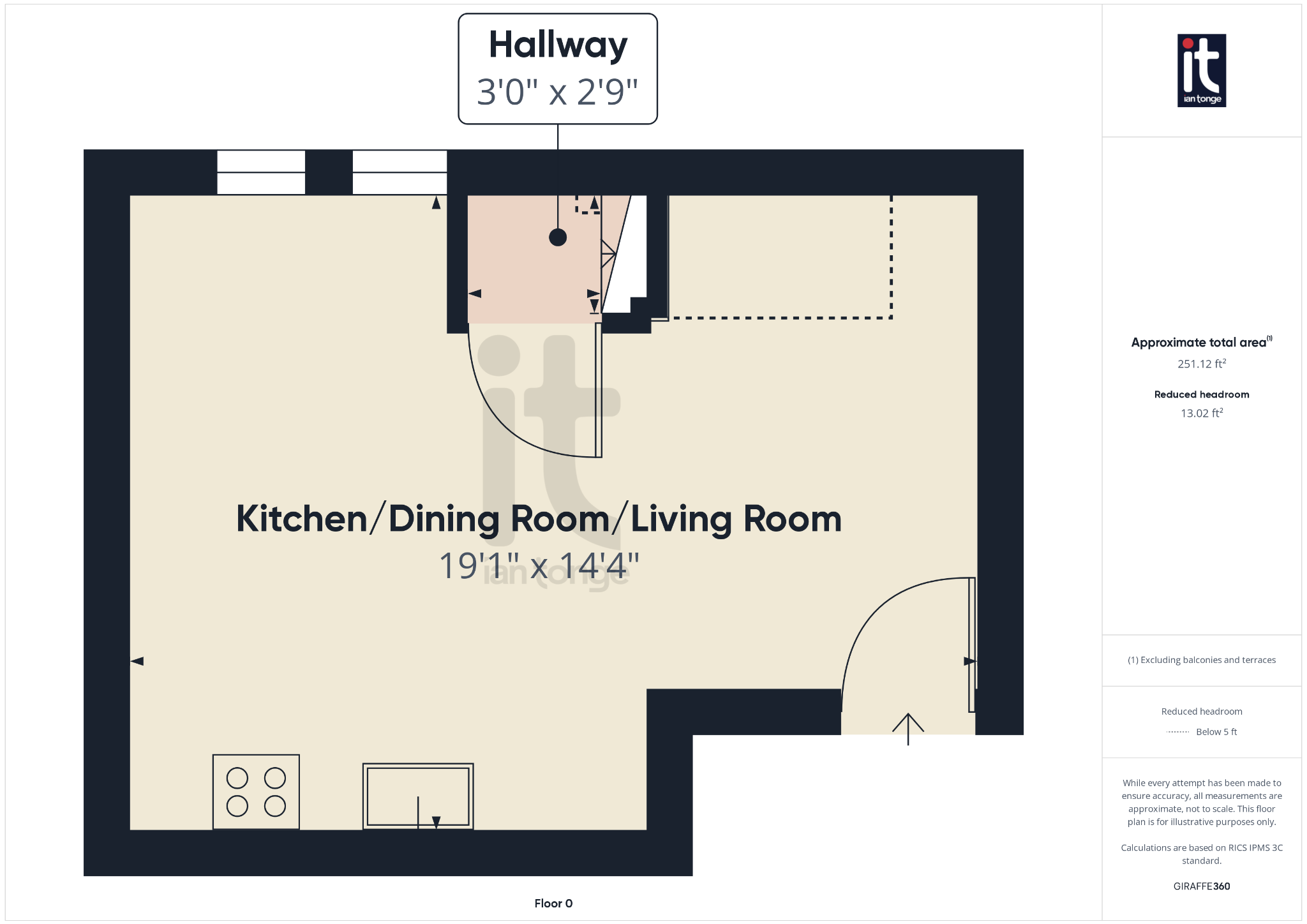 1 bedroom apartment flat/apartment For Sale in Stockport - Floorplan 2.