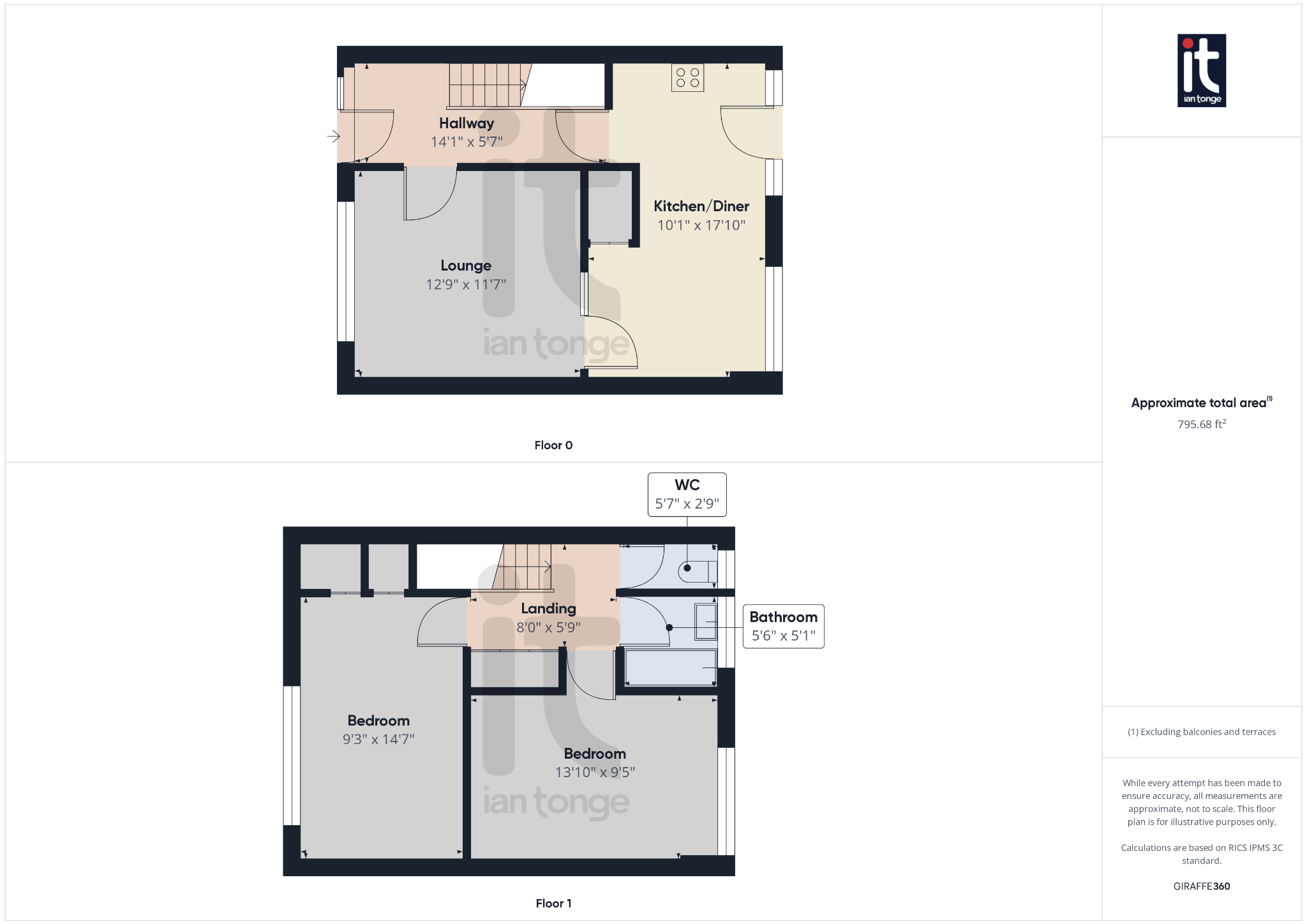 2 bedroom mid terraced house Under Offer in Stockport - Floorplan 1.