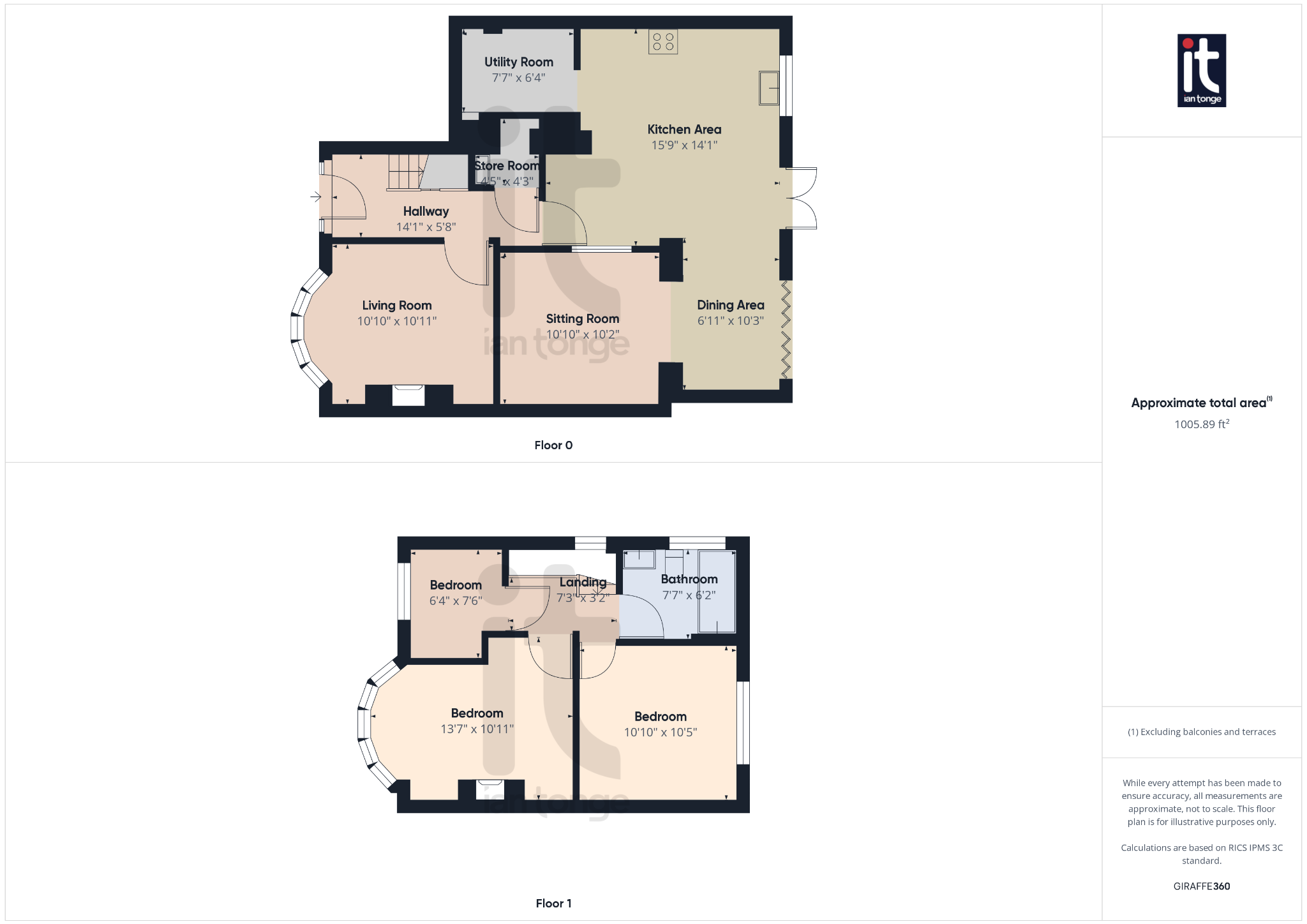 3 bedroom semi-detached house SSTC in Stockport - Floorplan 1.