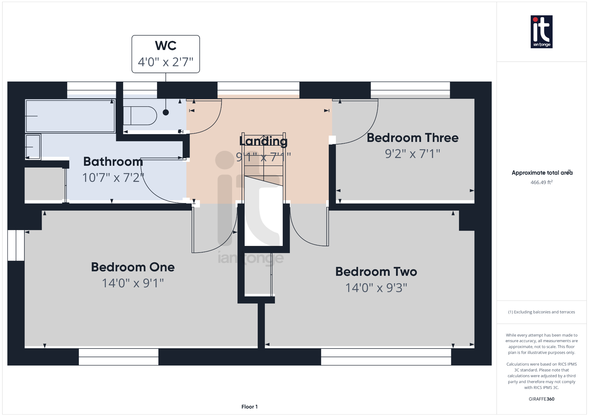 3 bedroom semi-detached house SSTC in Stockport - Floorplan 3.