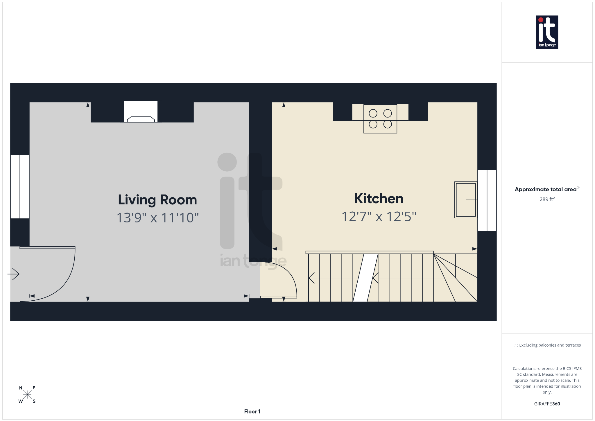 3 bedroom mid terraced house For Sale in Stockport - Floorplan 3.