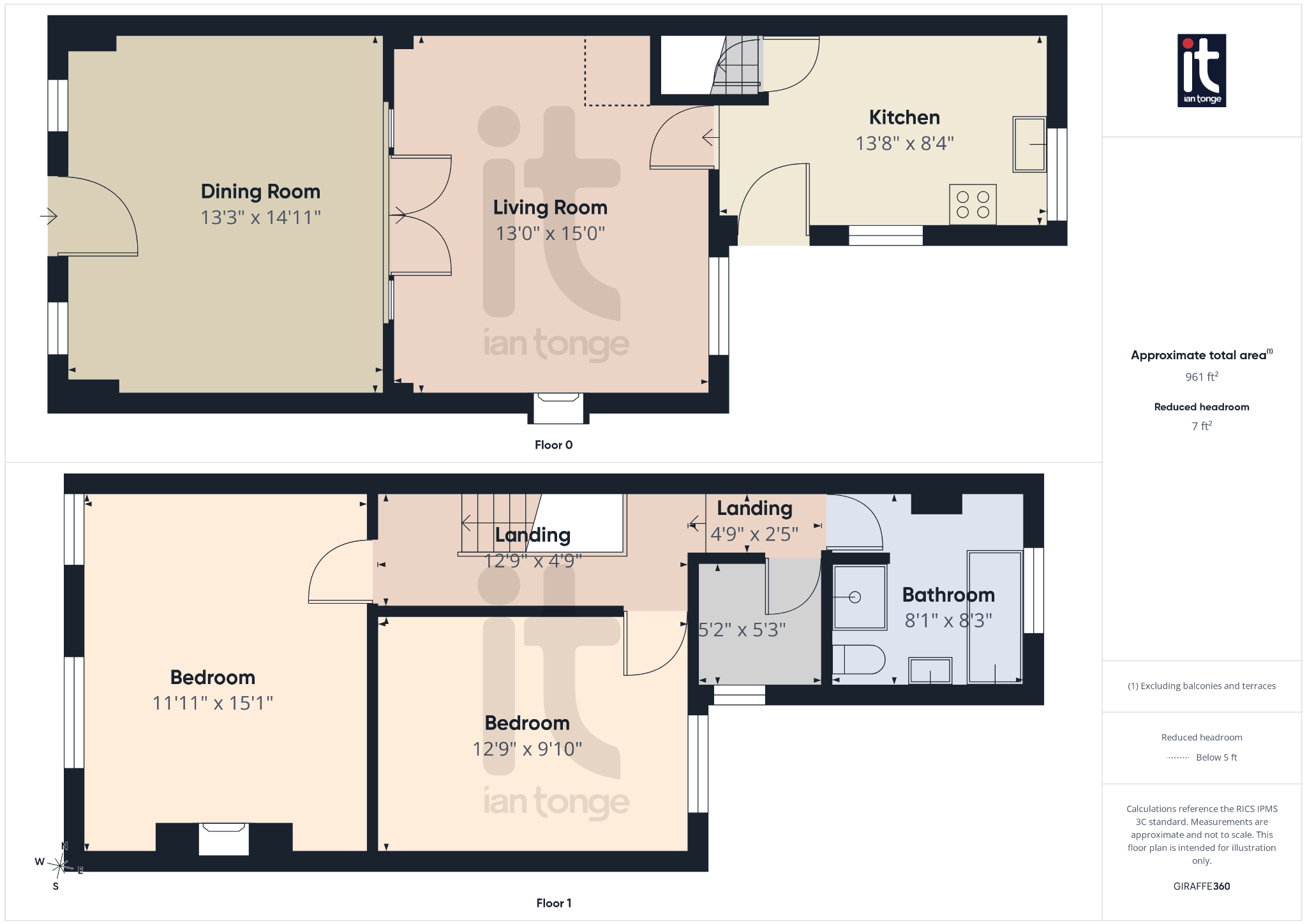 2 bedroom mid terraced house For Sale in Stockport - Floorplan 3.