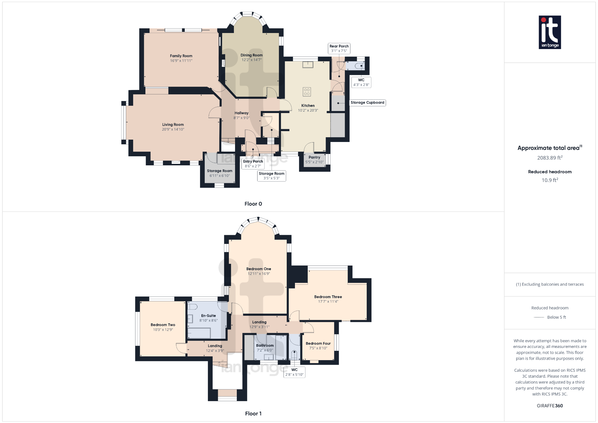 4 bedroom detached house Under Offer in Stockport - Floorplan 1.
