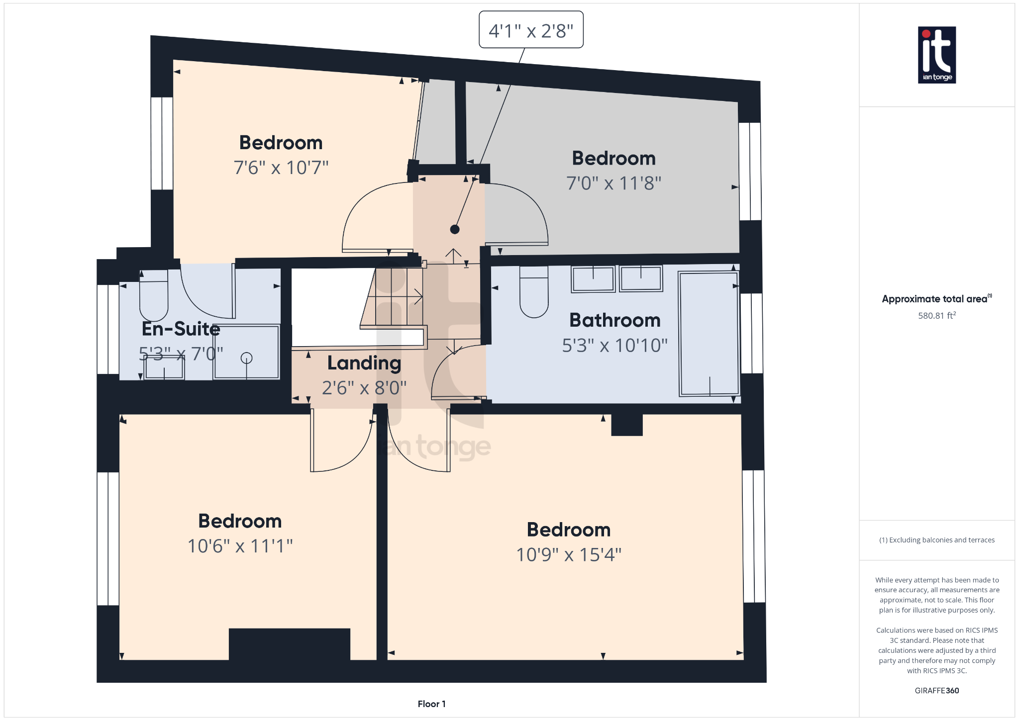 4 bedroom semi-detached house SSTC in Stockport - Floorplan 3.