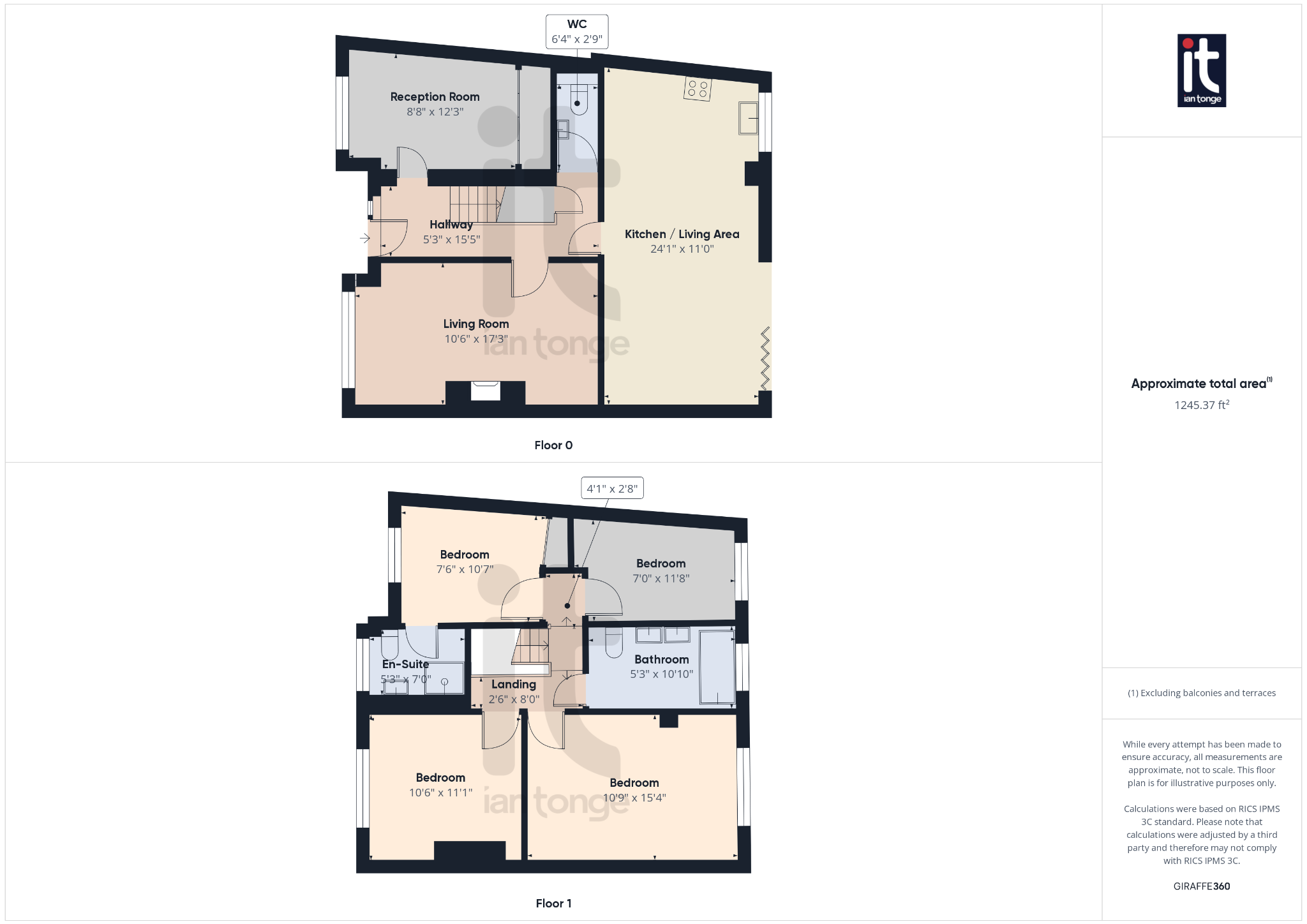 4 bedroom semi-detached house SSTC in Stockport - Floorplan 1.