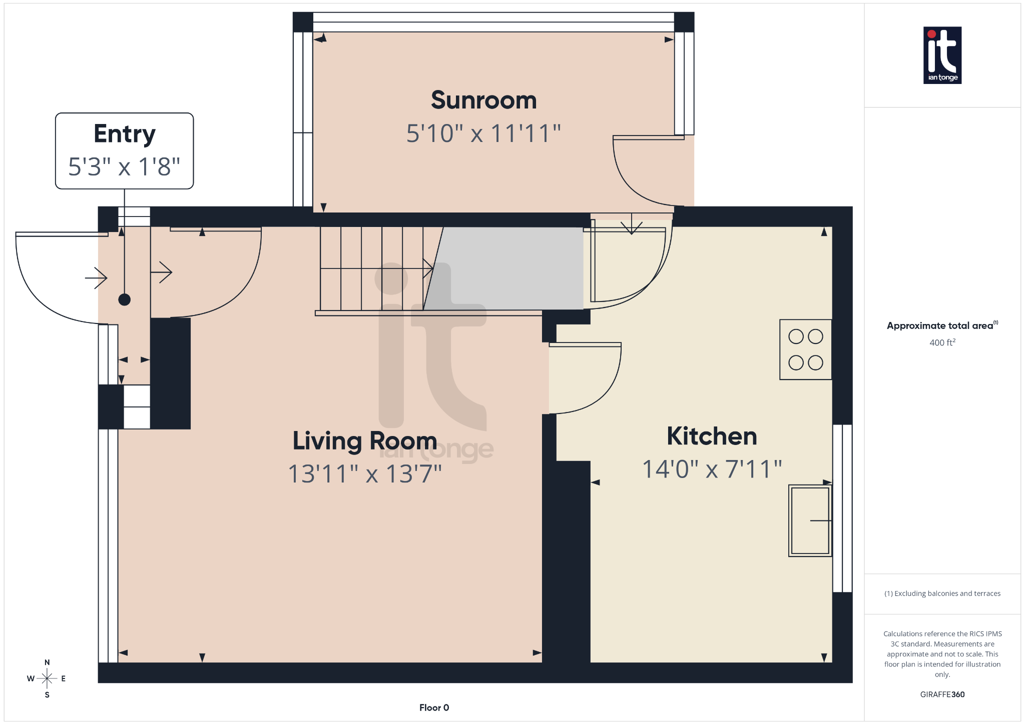 2 bedroom end terraced house For Sale in Stockport - Floorplan 2.