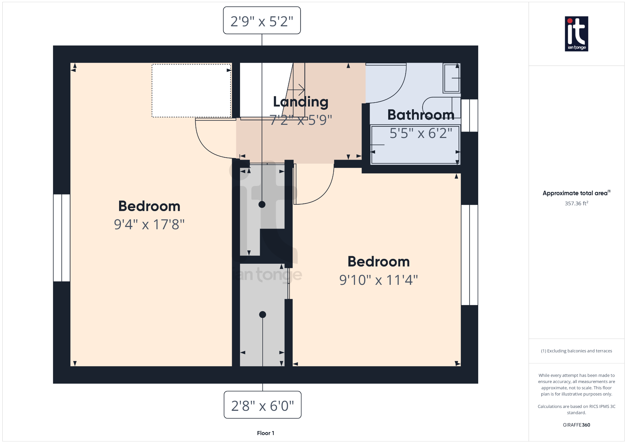 2 bedroom mid terraced house SSTC in Stockport - Floorplan 2.