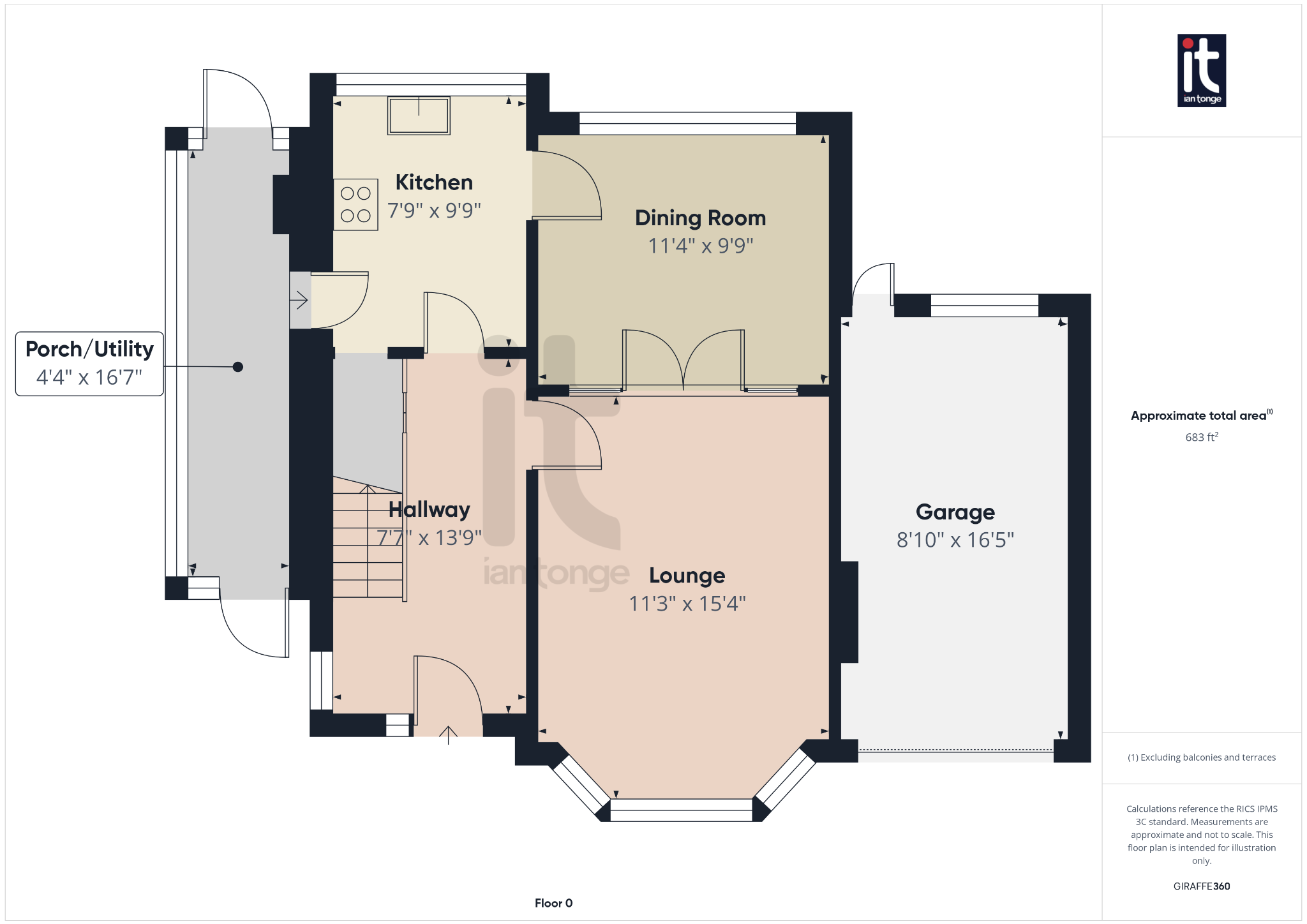 3 bedroom link detached house SSTC in Stockport - Floorplan 3.