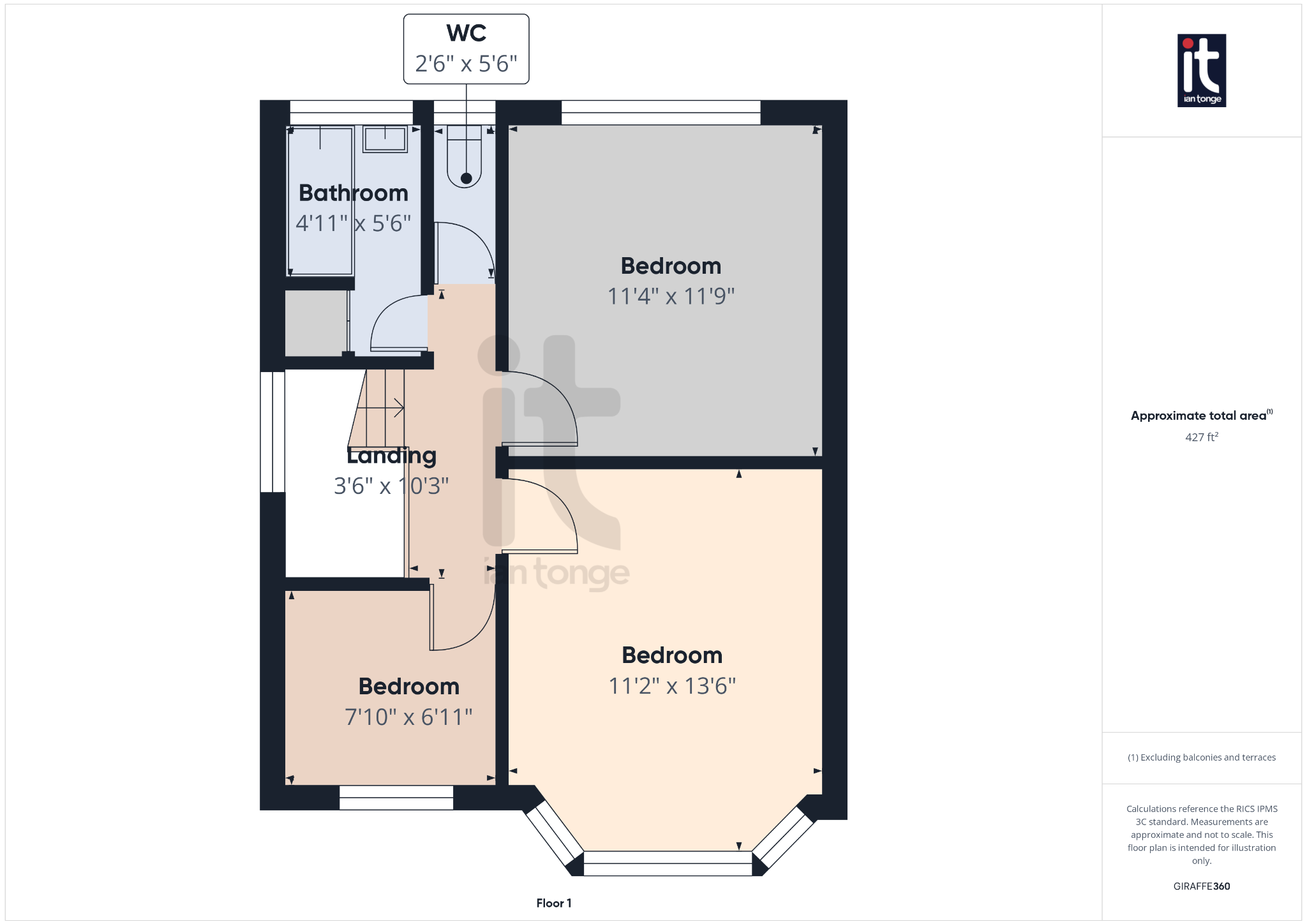 3 bedroom link detached house SSTC in Stockport - Floorplan 2.