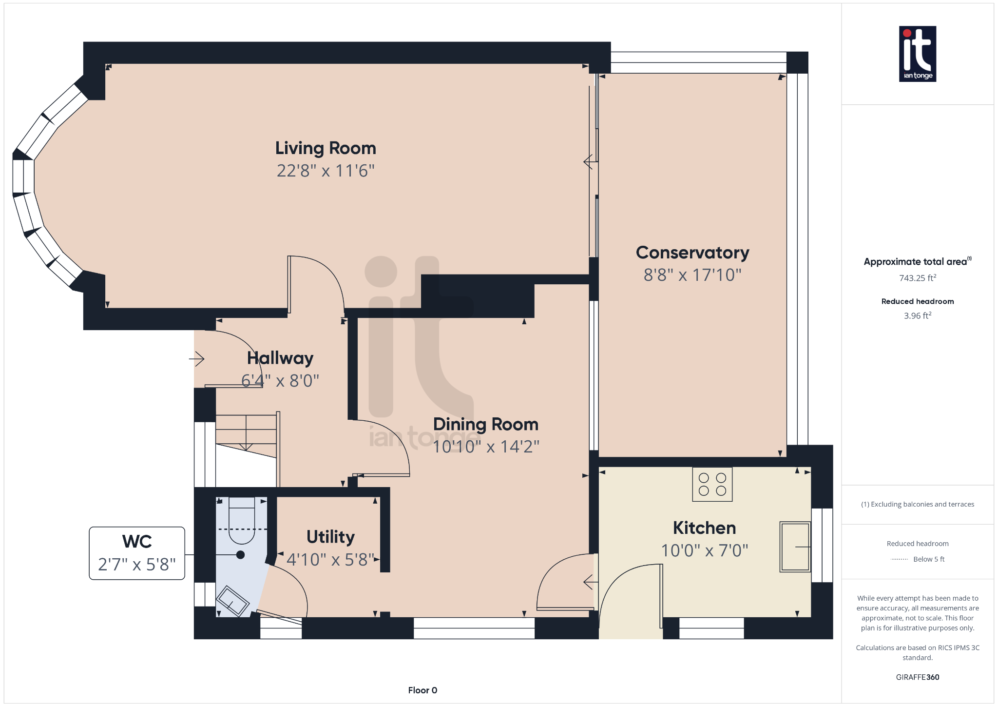 3 bedroom detached house Sold in Stockport - Floorplan 2.
