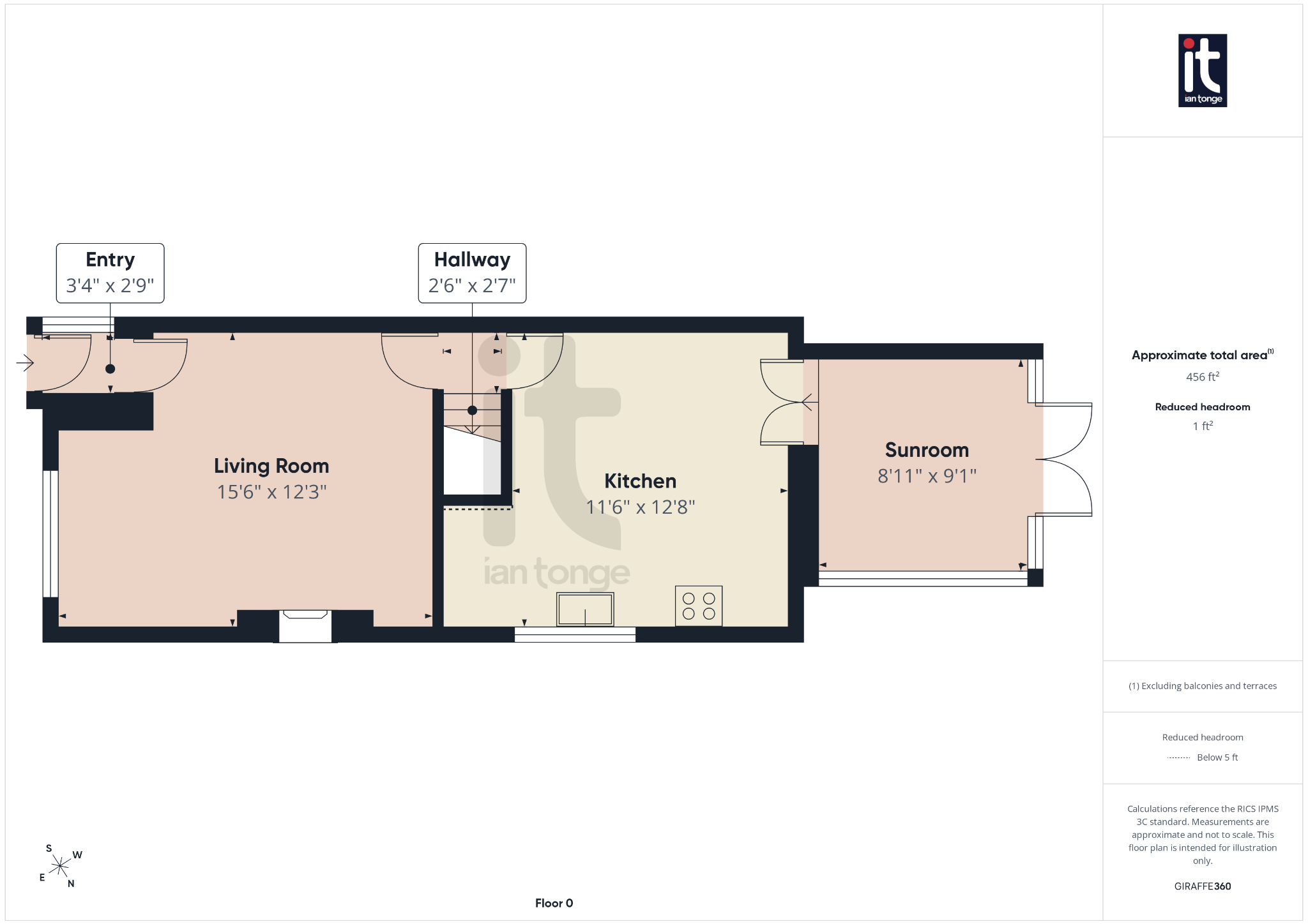2 bedroom semi-detached house For Sale in Stockport - Floorplan 1.