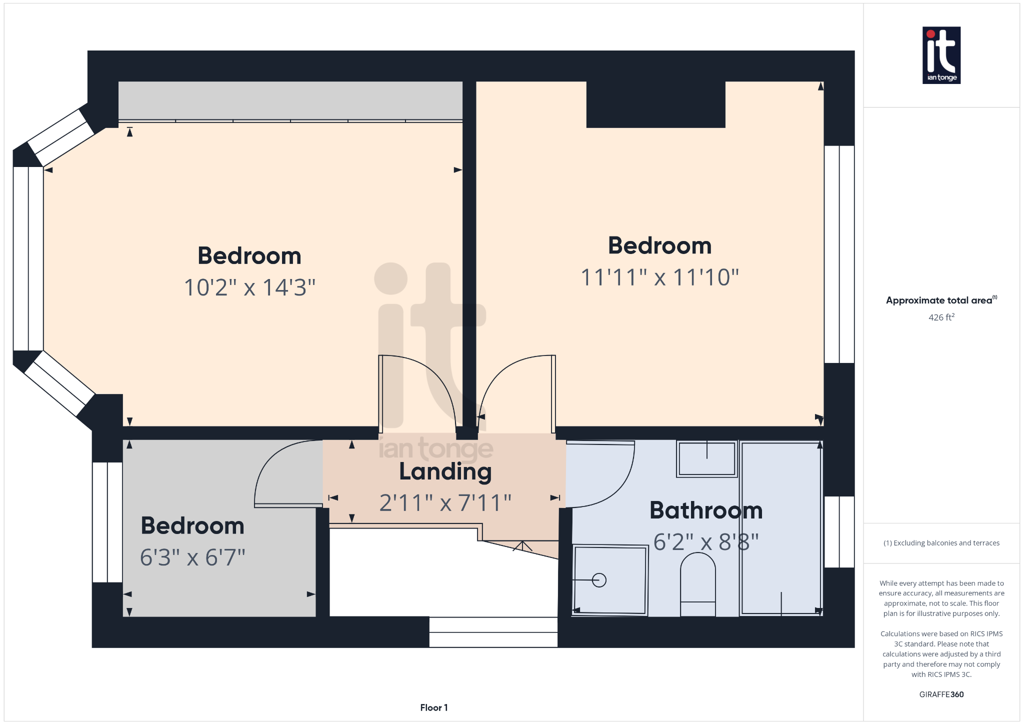 3 bedroom semi-detached house SSTC in Stockport - Floorplan 3.