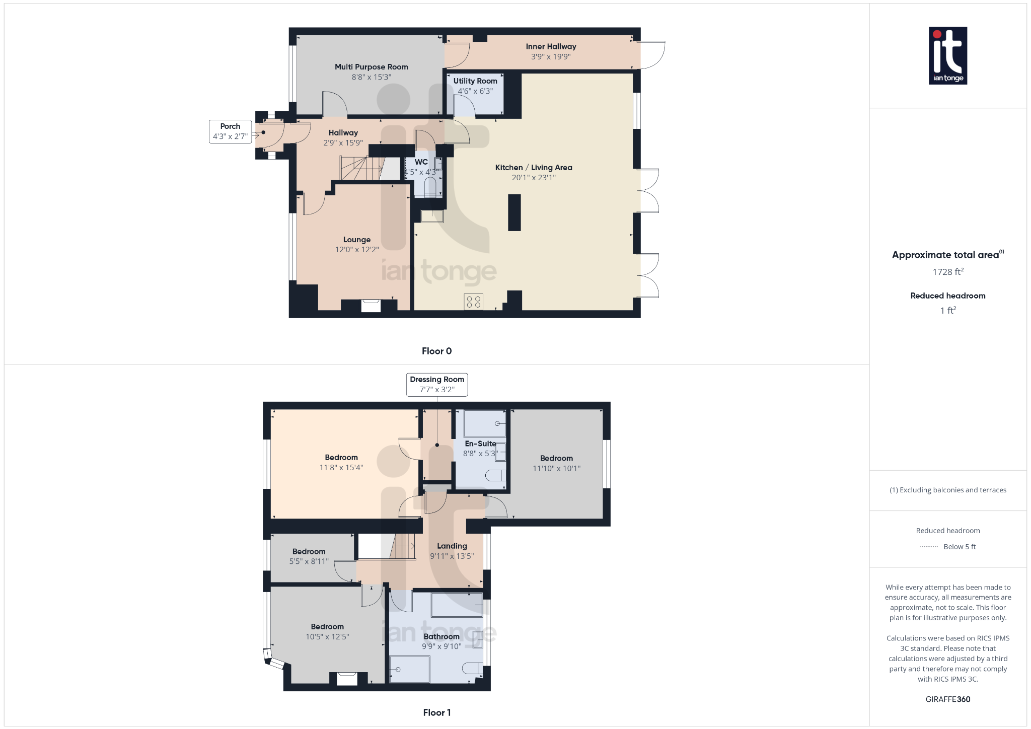 4 bedroom semi-detached house SSTC in Stockport - Floorplan 1.