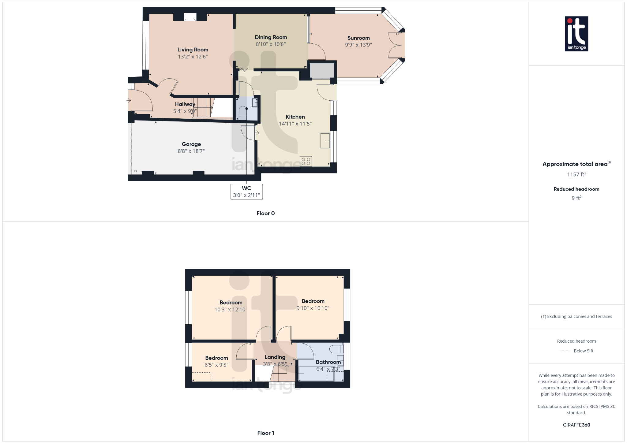 3 bedroom semi-detached house SSTC in Stockport - Floorplan 1.