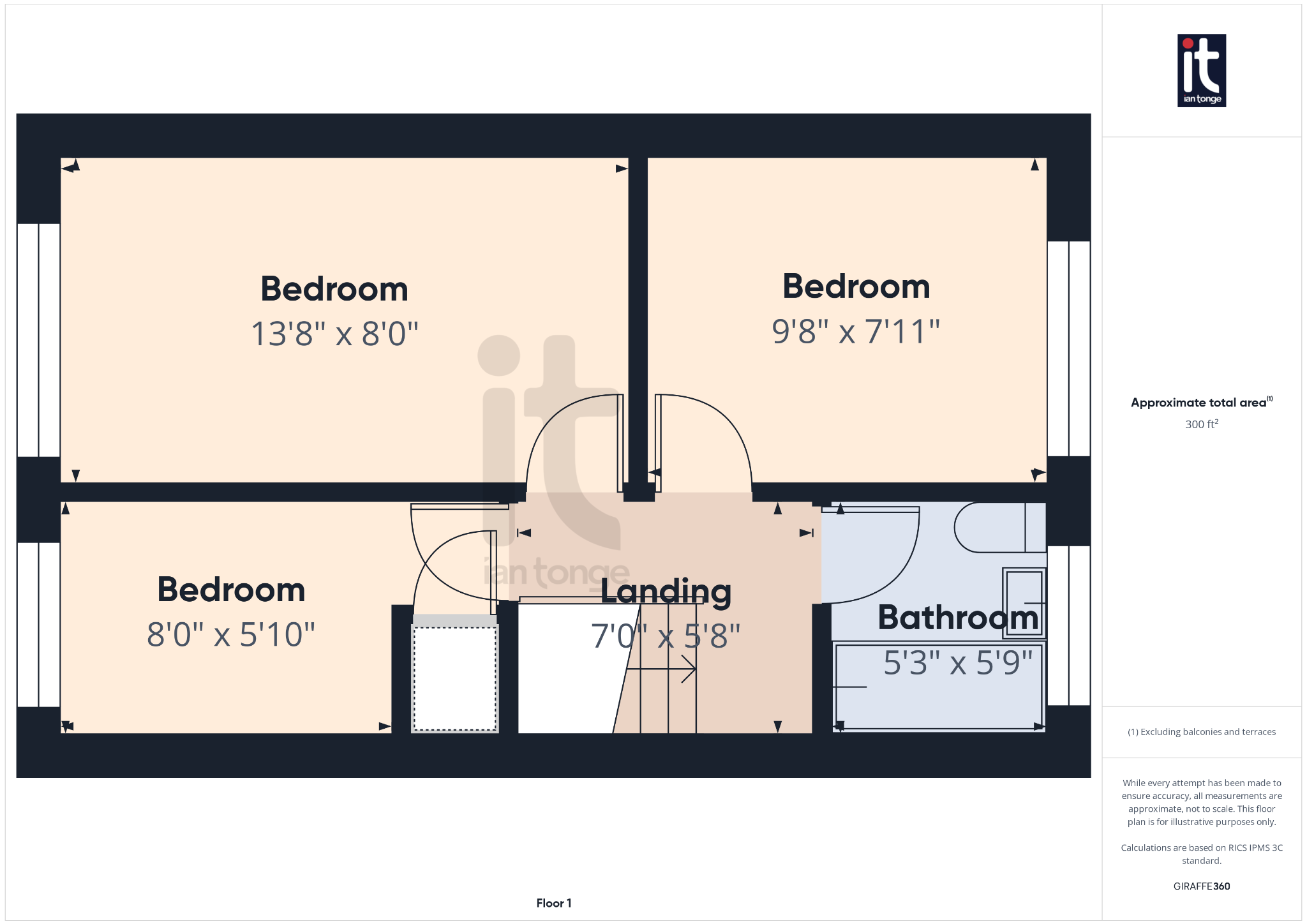 3 bedroom end terraced house For Sale in Stockport - Floorplan 2.