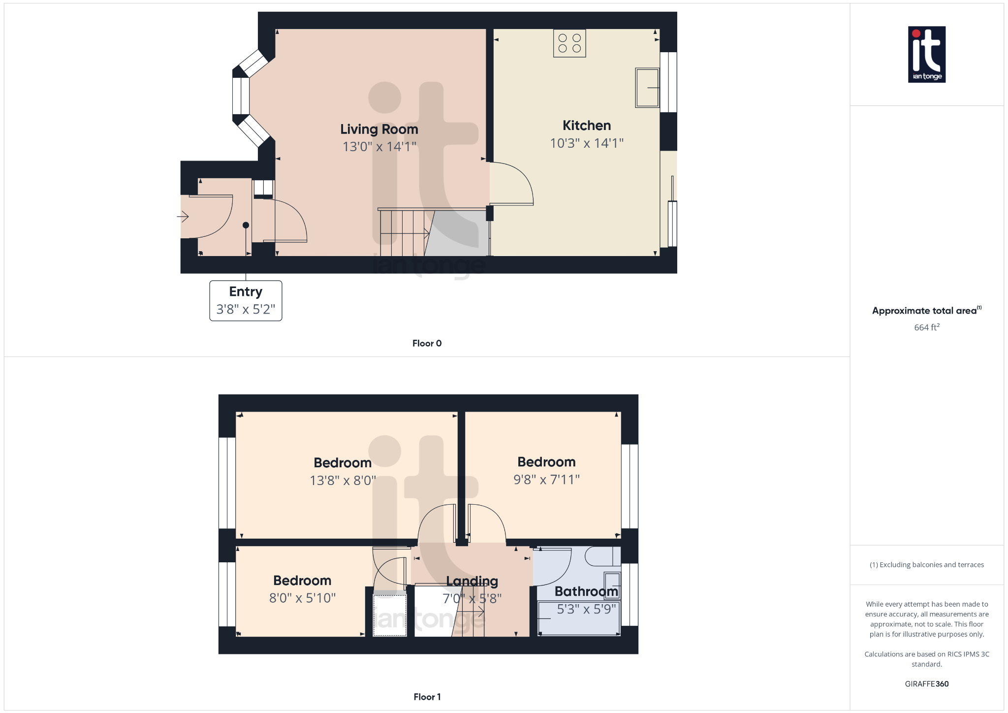 3 bedroom end terraced house For Sale in Stockport - Floorplan 1.