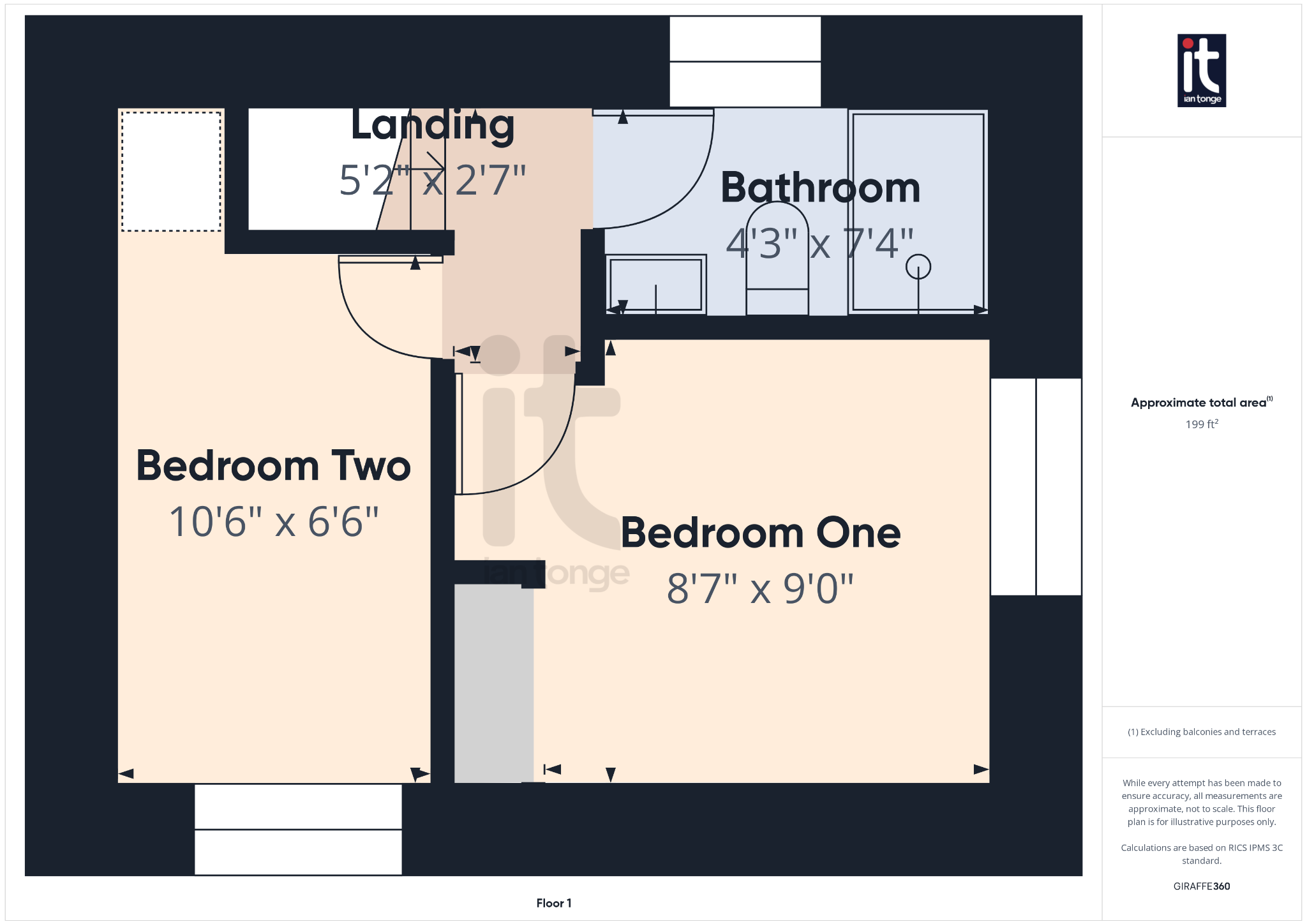 2 bedroom cottage house For Sale in Stockport - Floorplan 3.