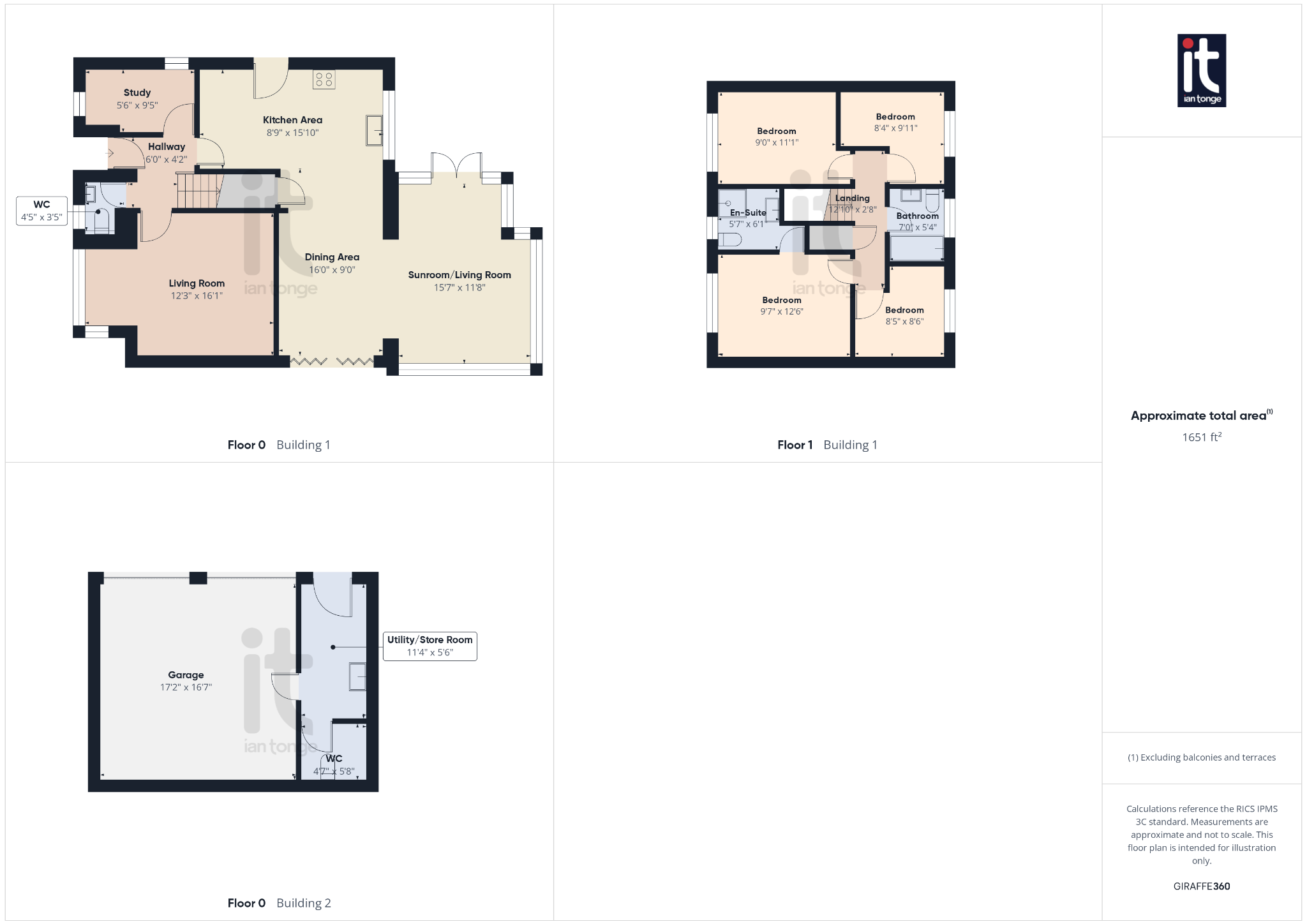 4 bedroom detached house Under Offer in Stockport - Floorplan 1.