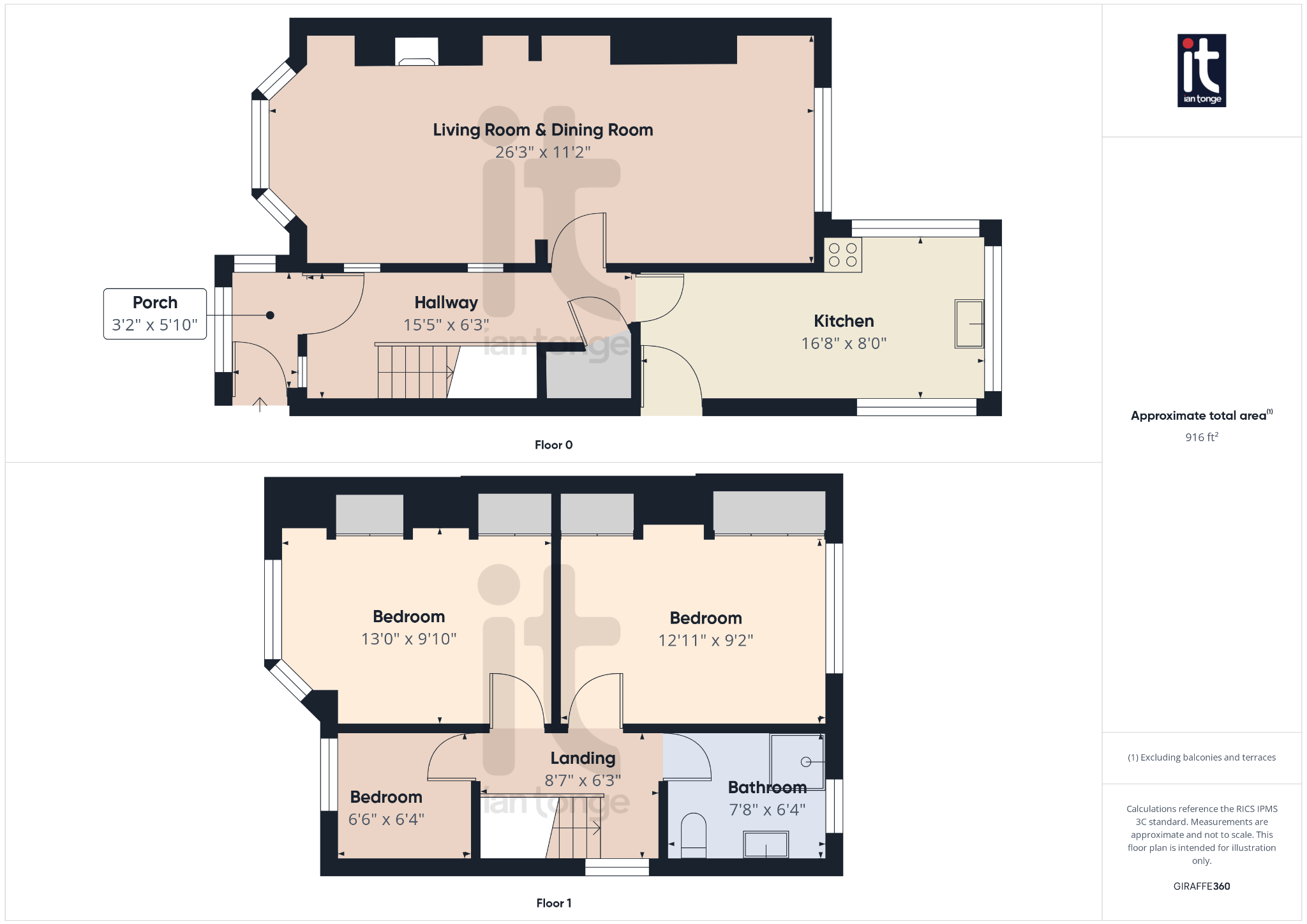 3 bedroom semi-detached house SSTC in Stockport - Floorplan 1.