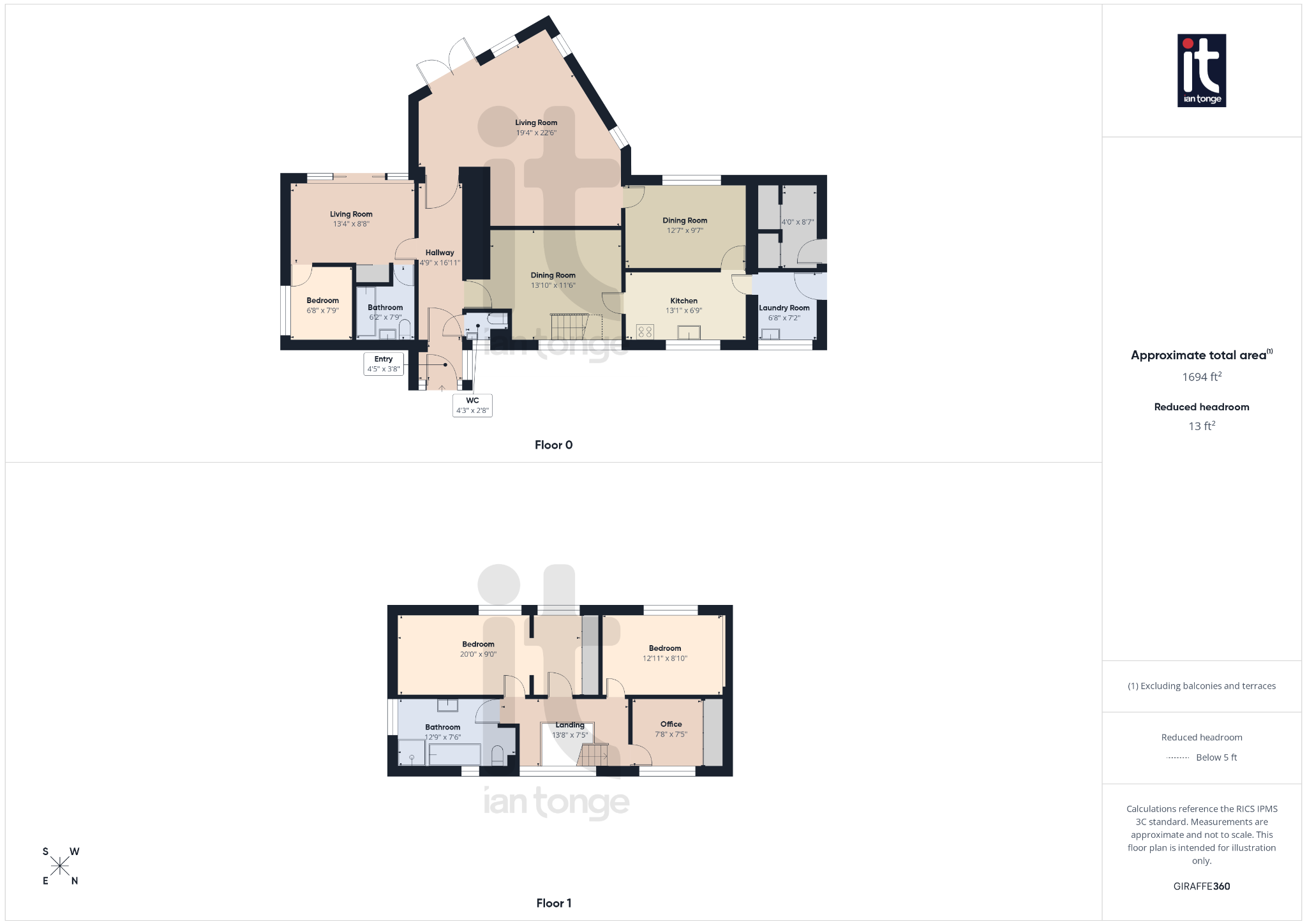 4 bedroom detached house For Sale in Cheshire East - Floorplan 3.