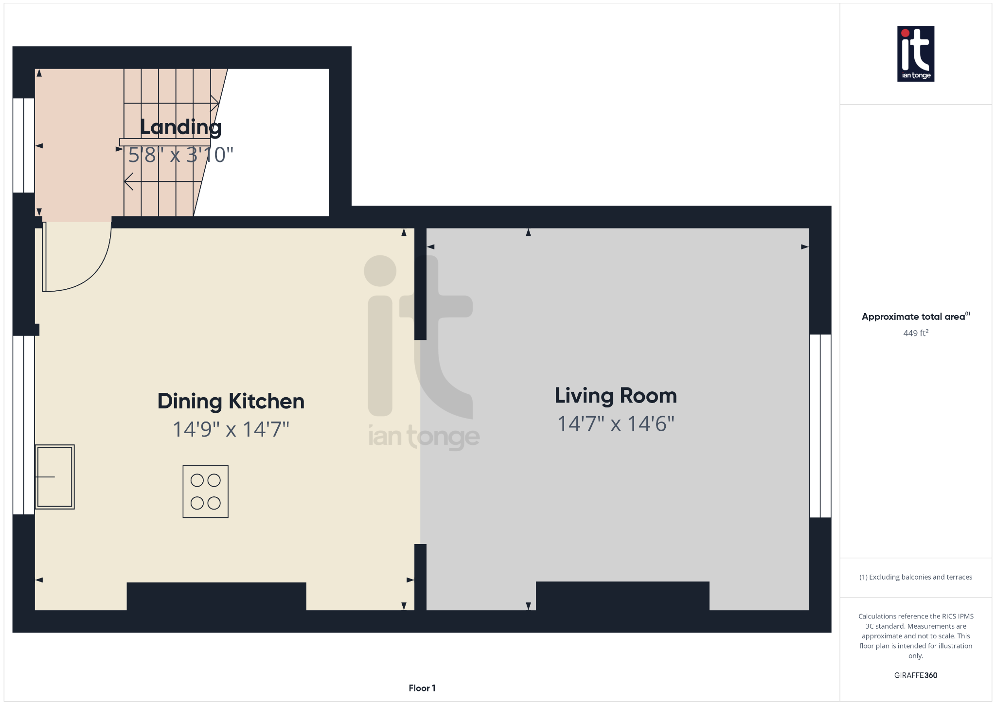 2 bedroom apartment flat/apartment To Let in Stockport - Floorplan 3.