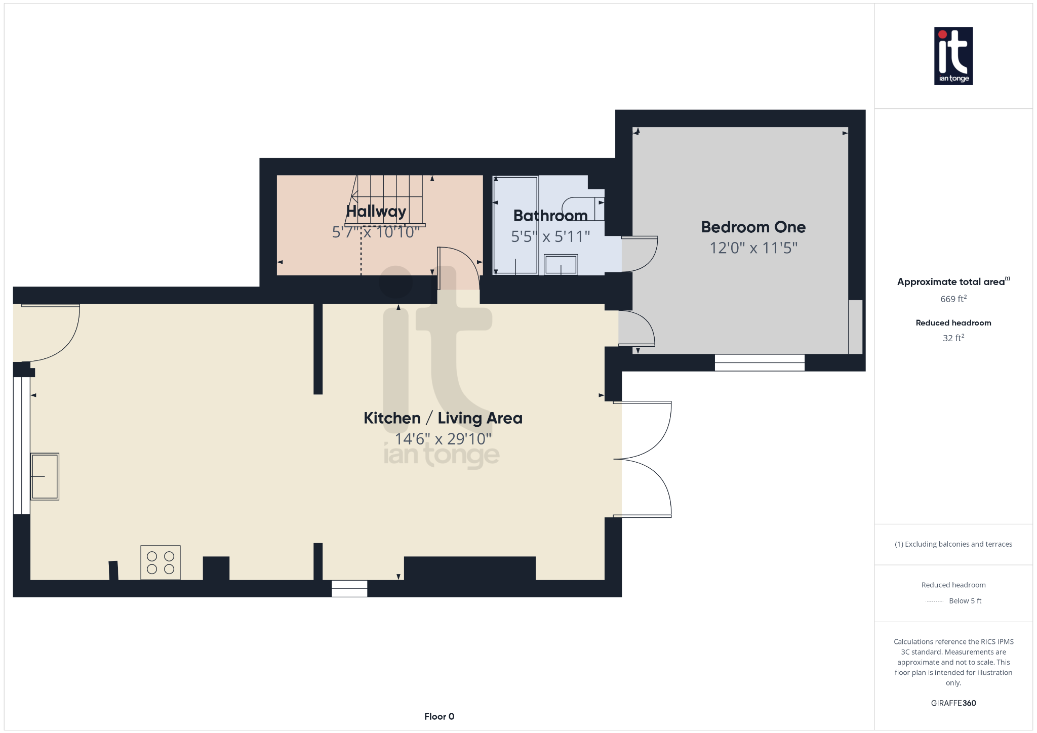 2 bedroom apartment flat/apartment Let in Stockport - Floorplan 1.
