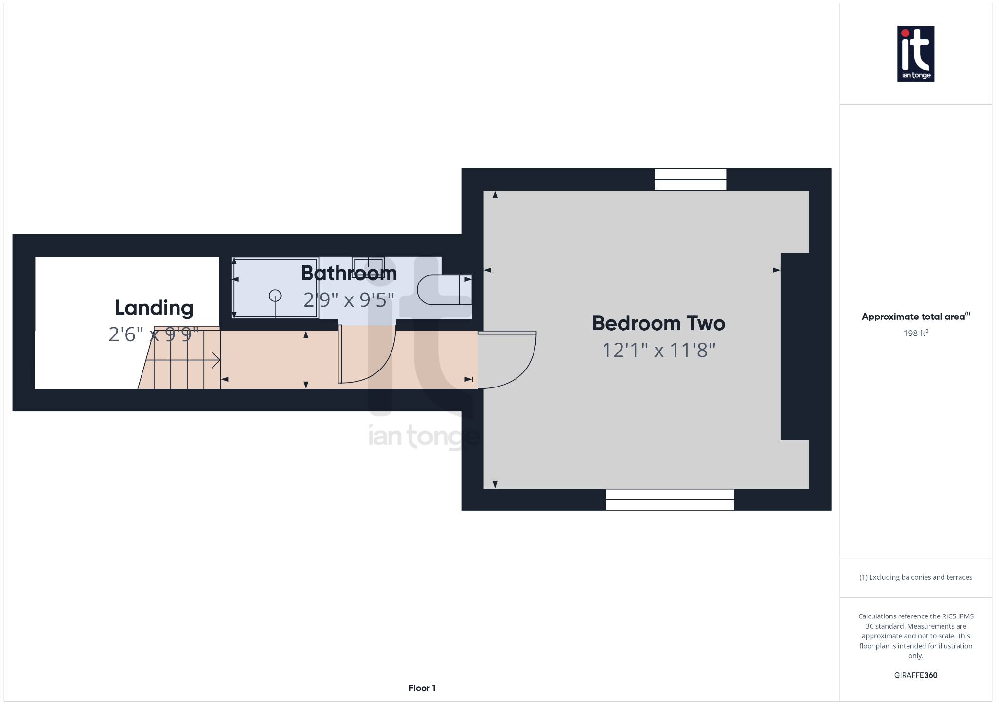 2 bedroom apartment flat/apartment Let in Stockport - Floorplan 2.