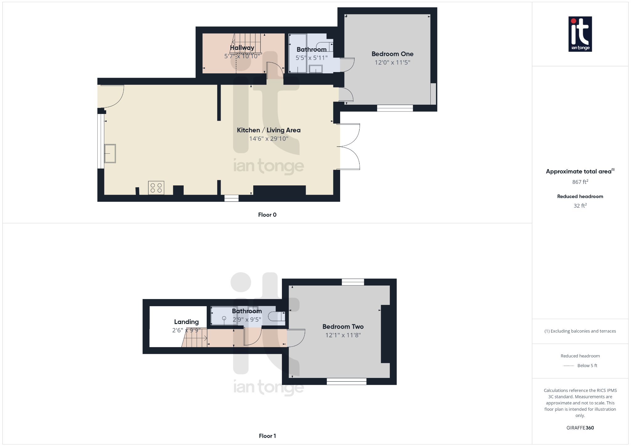 2 bedroom apartment flat/apartment Let in Stockport - Floorplan 3.