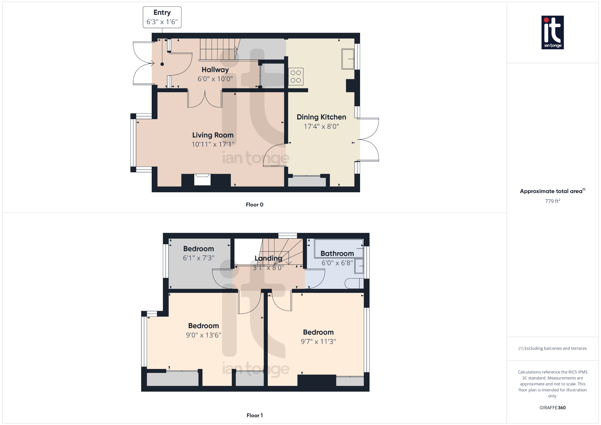 3 bedroom semi-detached house SSTC in Stockport - Floorplan 1.