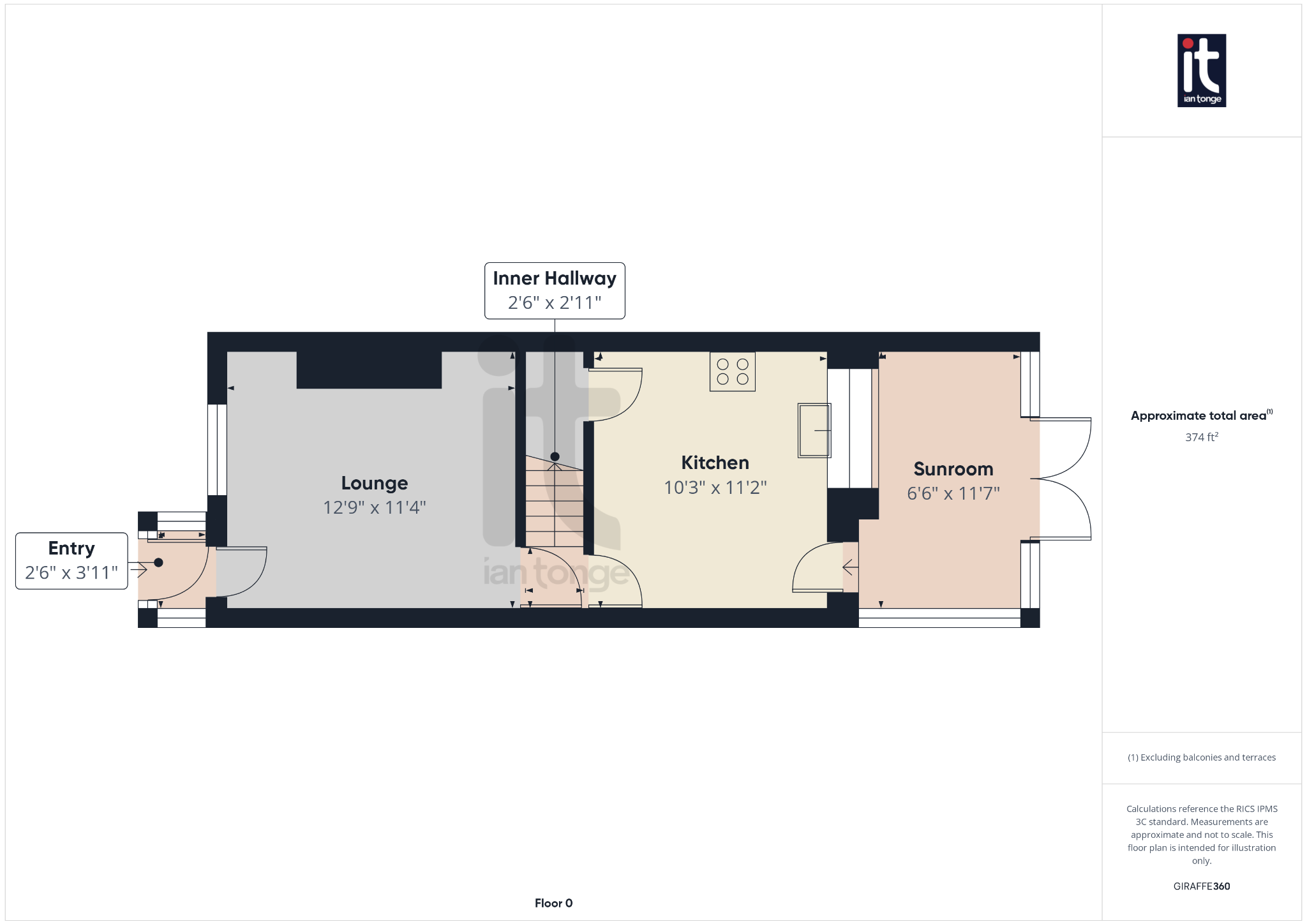 2 bedroom end terraced house For Sale in Stockport - Floorplan 3.