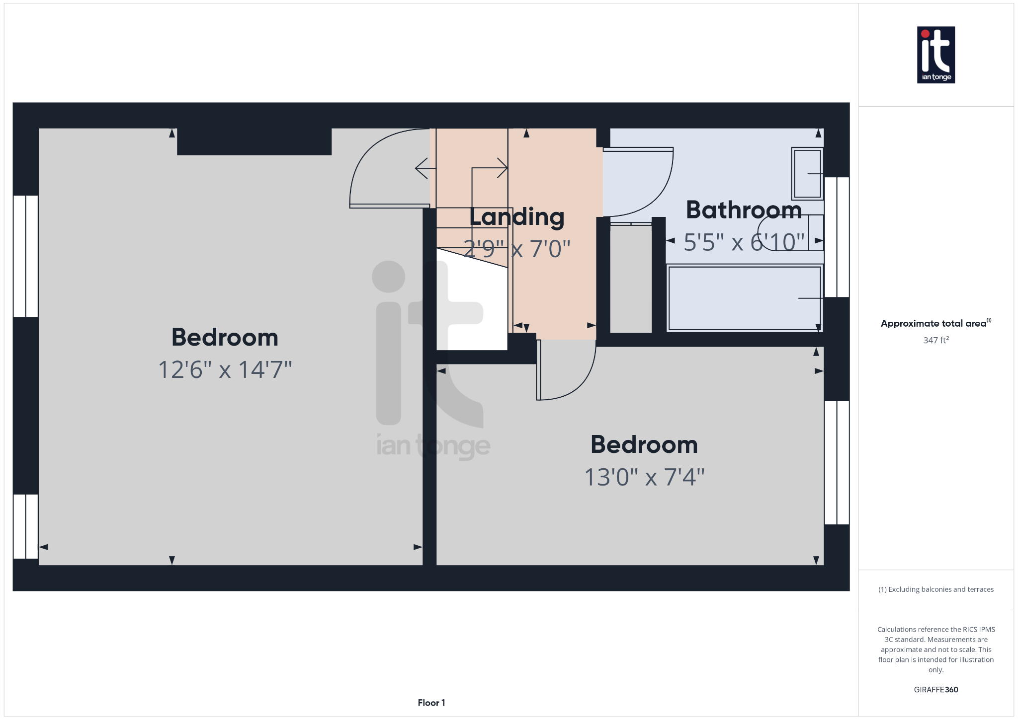 2 bedroom end terraced house For Sale in Stockport - Floorplan 2.