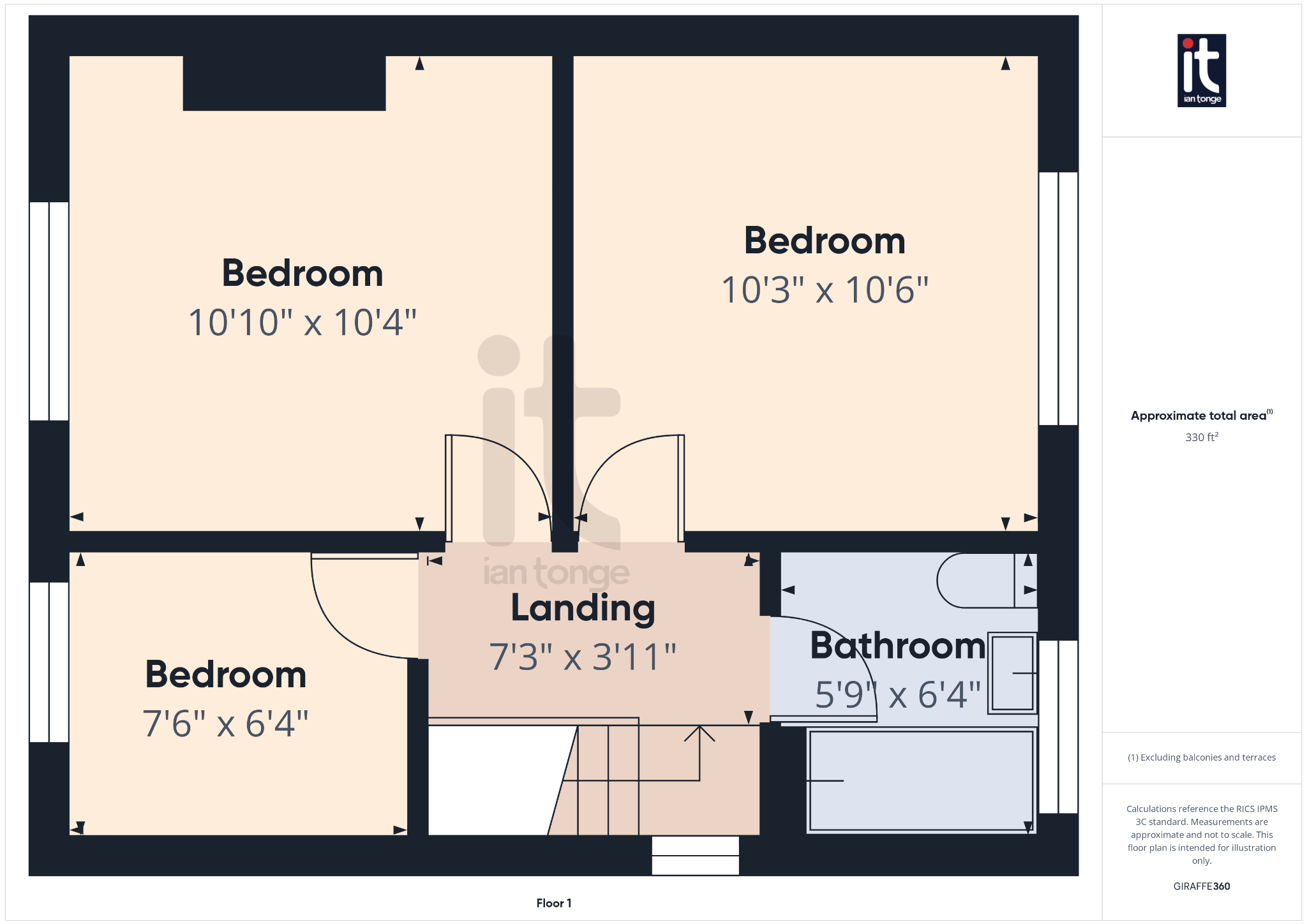 3 bedroom semi-detached house SSTC in Stockport - Floorplan 3.