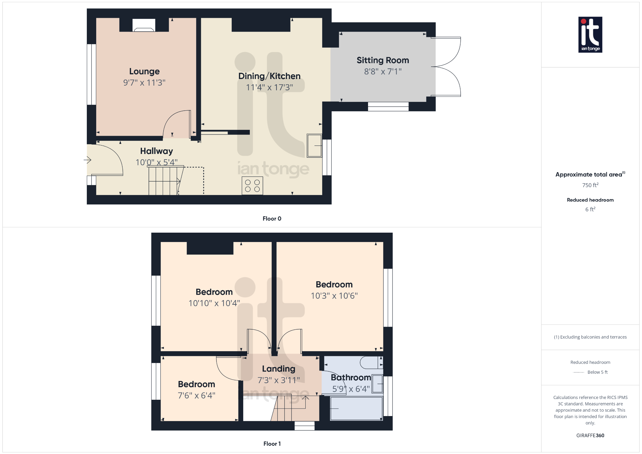 3 bedroom semi-detached house SSTC in Stockport - Floorplan 1.