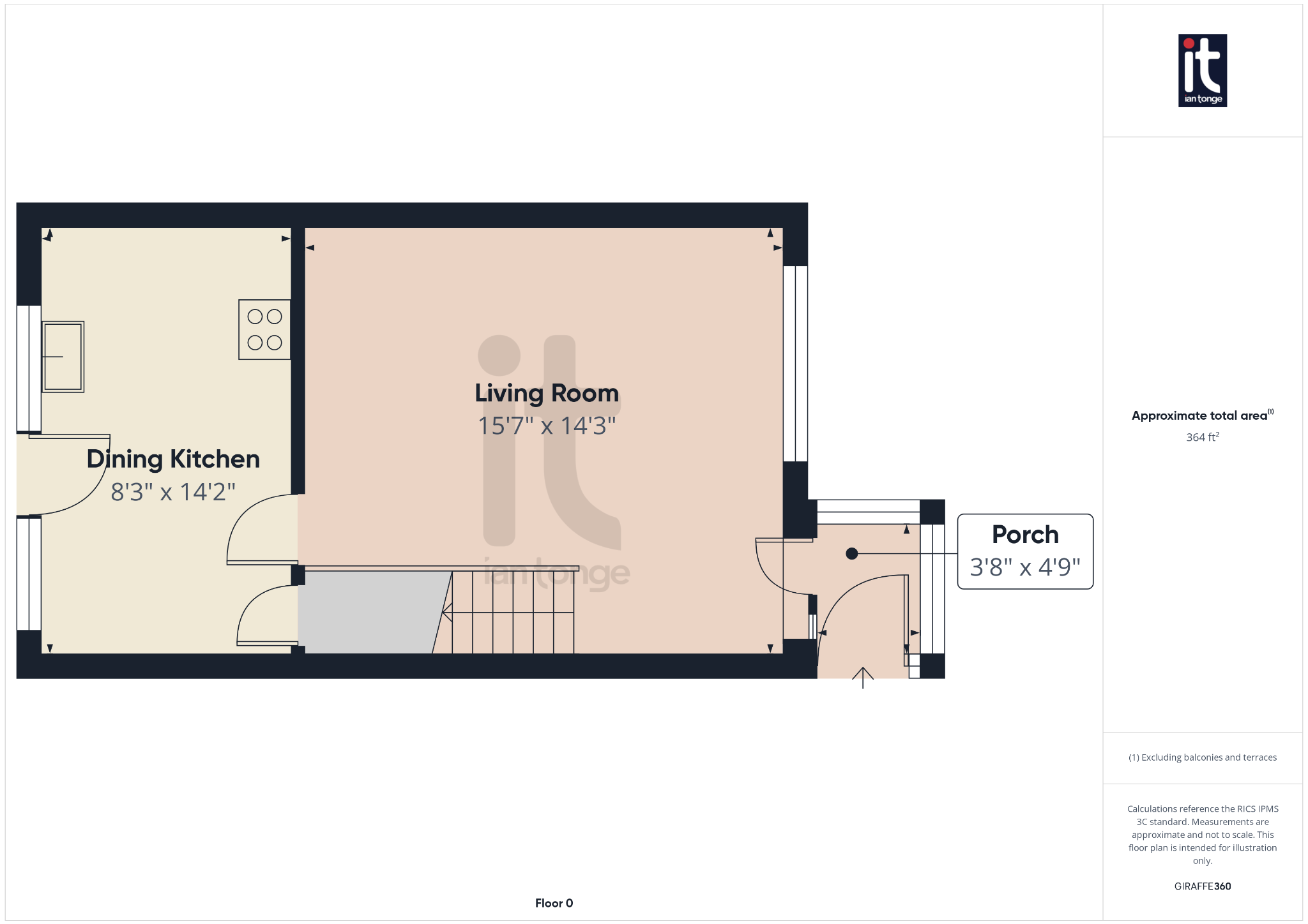 3 bedroom semi-detached house SSTC in Stockport - Floorplan 2.