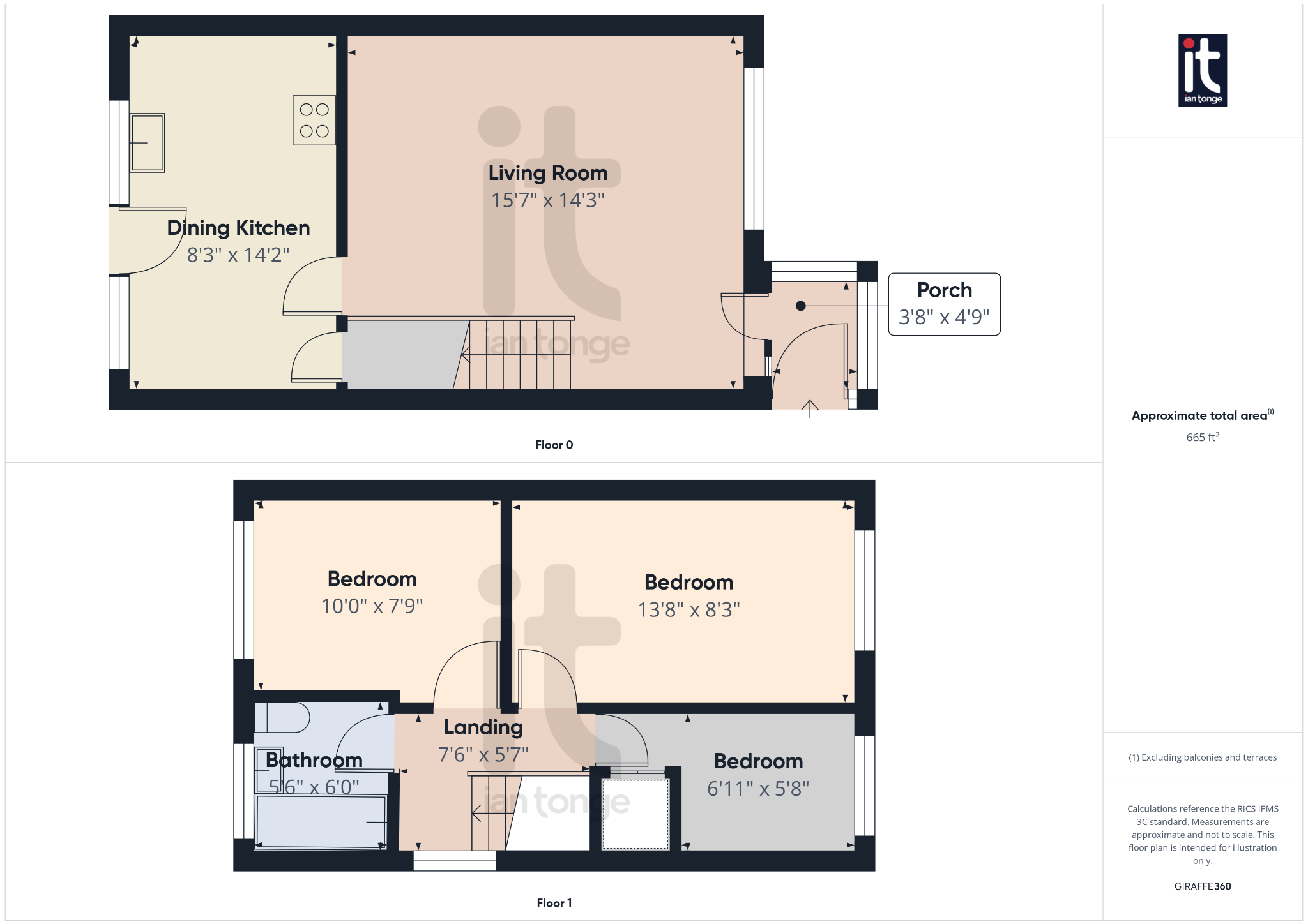 3 bedroom semi-detached house SSTC in Stockport - Floorplan 1.