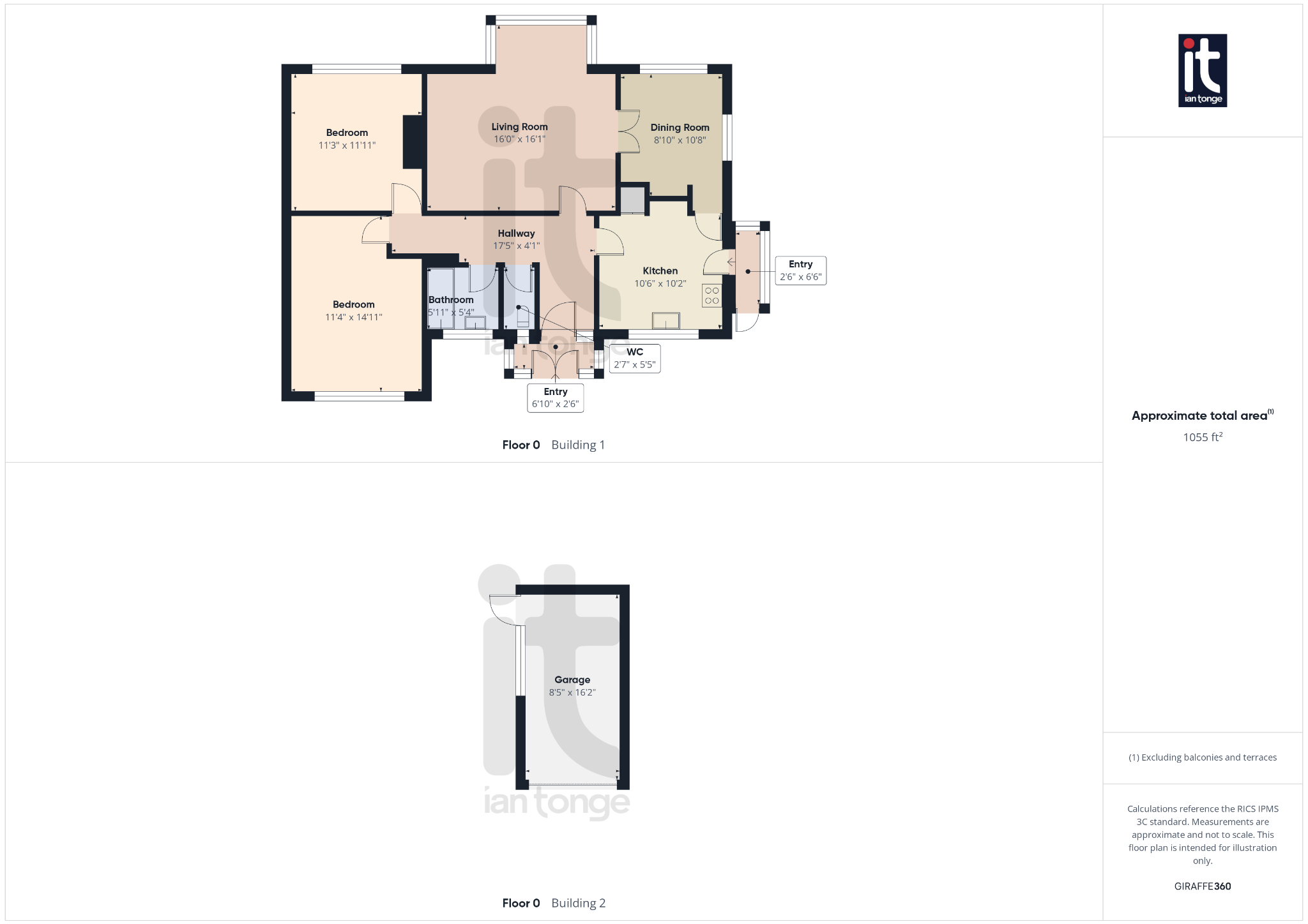 2 bedroom detached bungalow For Sale in Stockport - Floorplan 3.