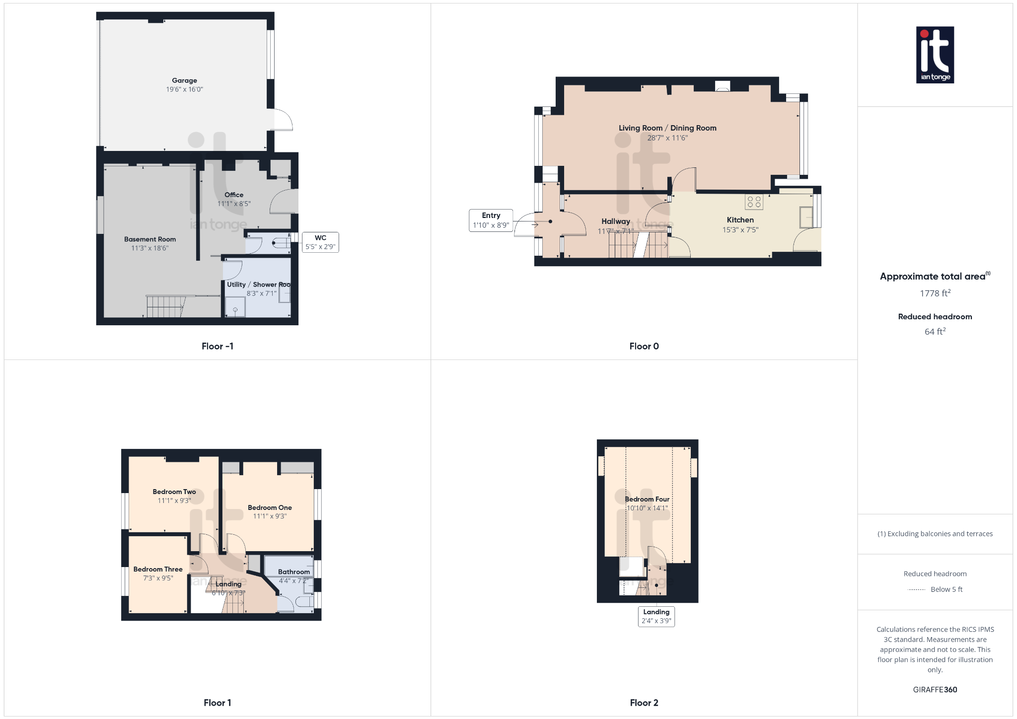 4 bedroom semi-detached house For Sale in Stockport - Floorplan 1.