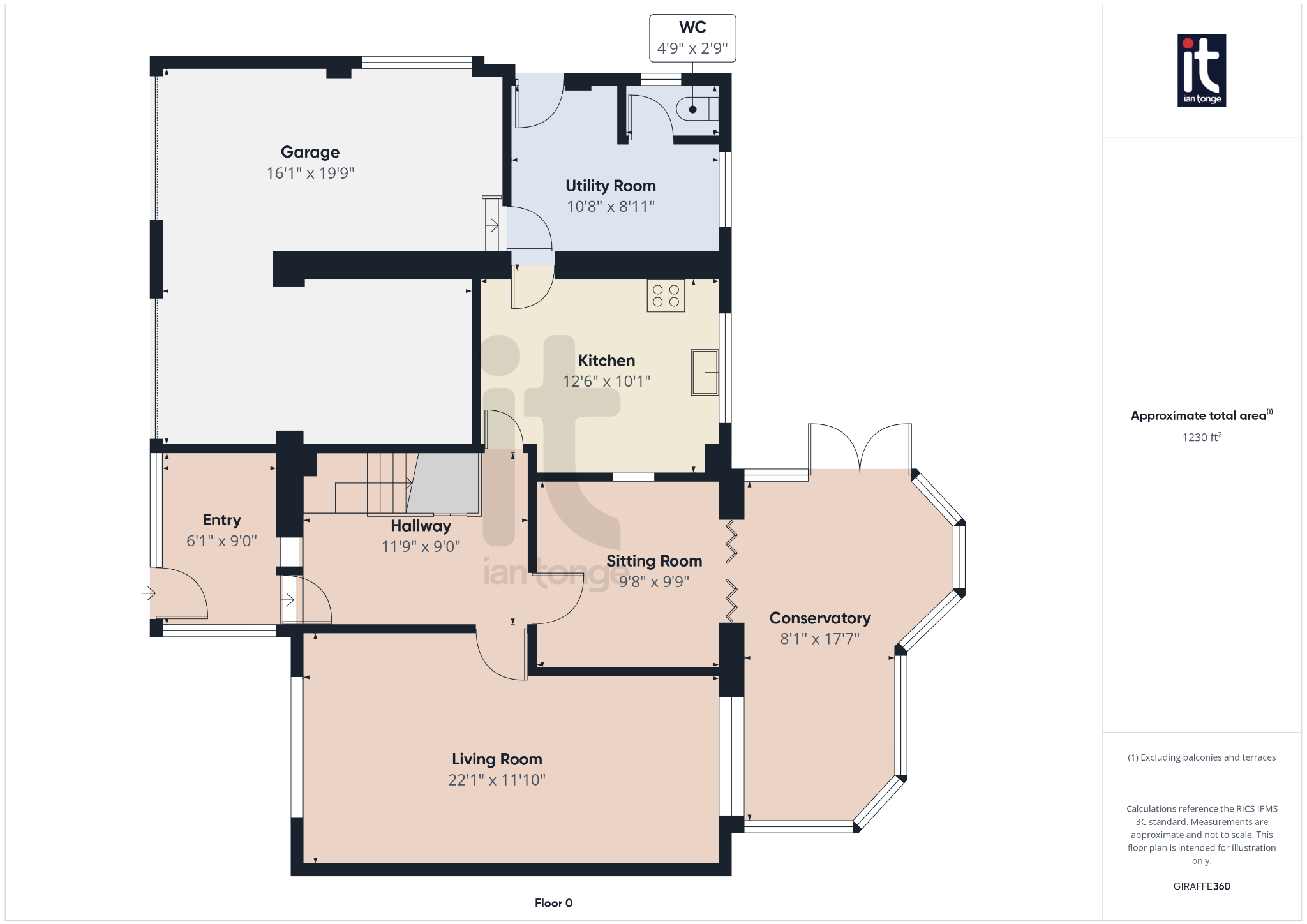 4 bedroom detached house Sold in High Peak - Floorplan 1.