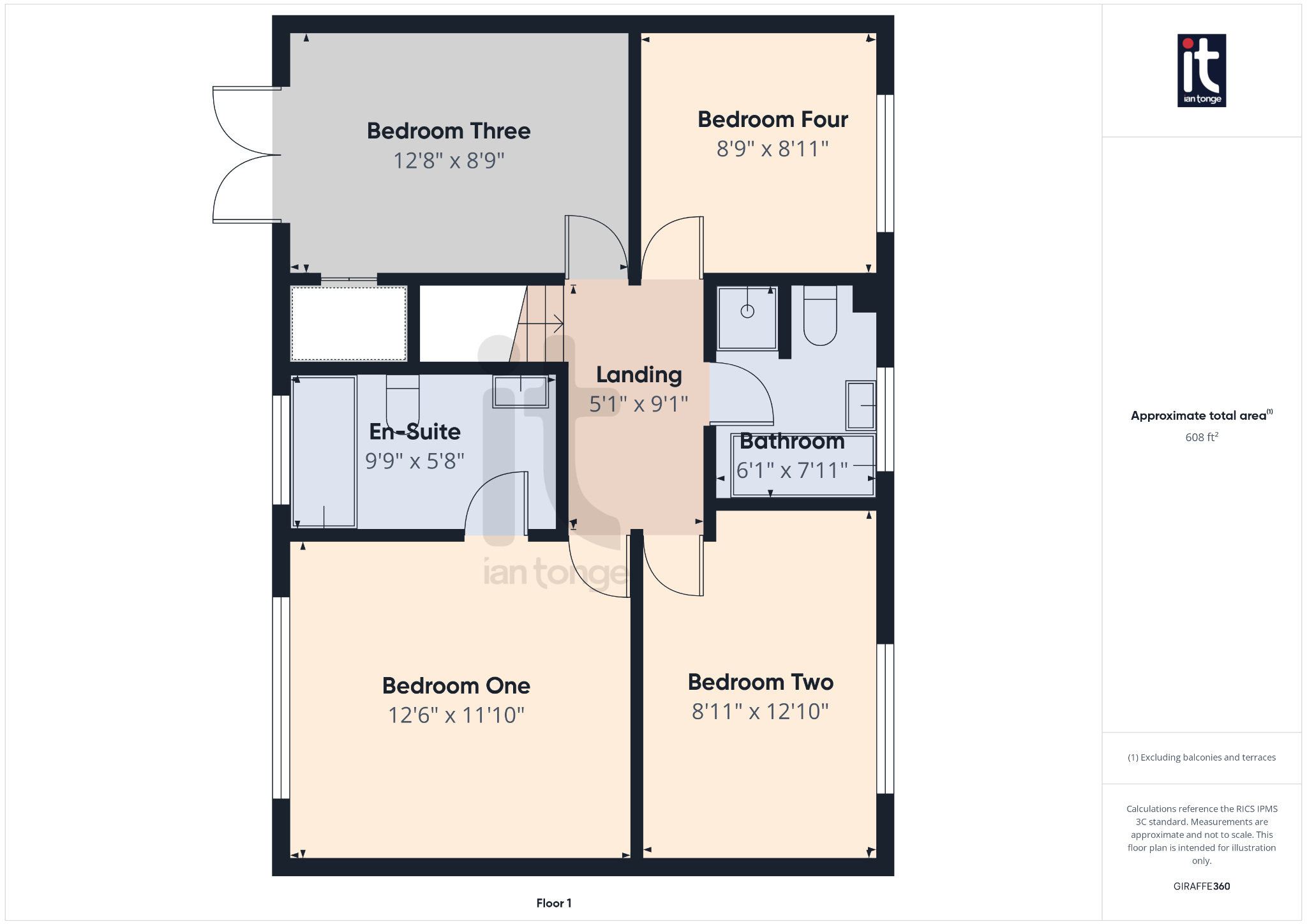 4 bedroom detached house Sold in High Peak - Floorplan 2.