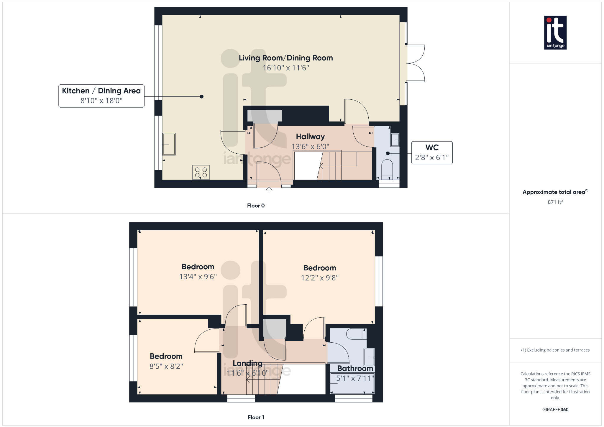3 bedroom detached house Under Offer in Stockport - Floorplan 1.
