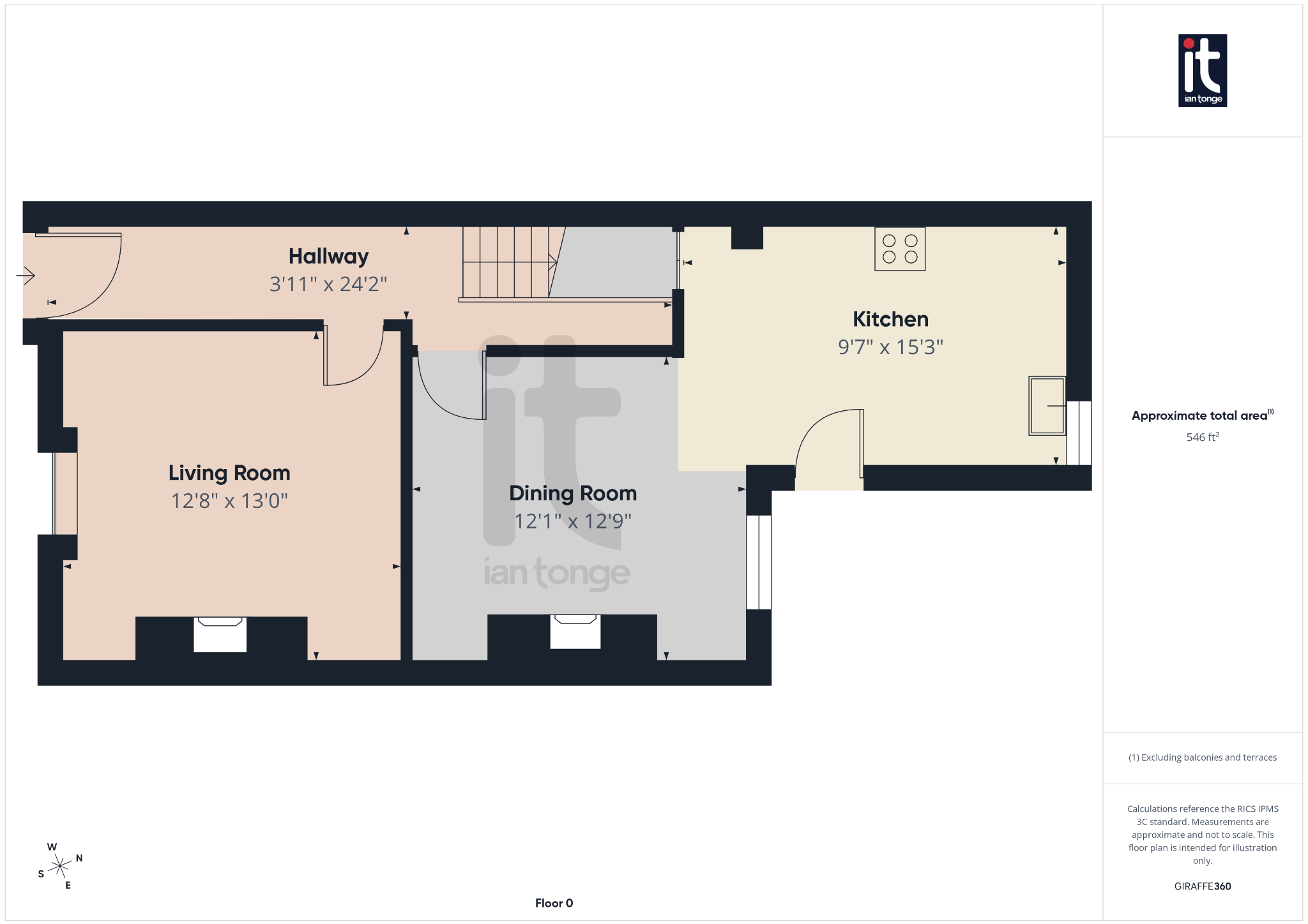 2 bedroom mid terraced house For Sale in Stockport - Floorplan 3.