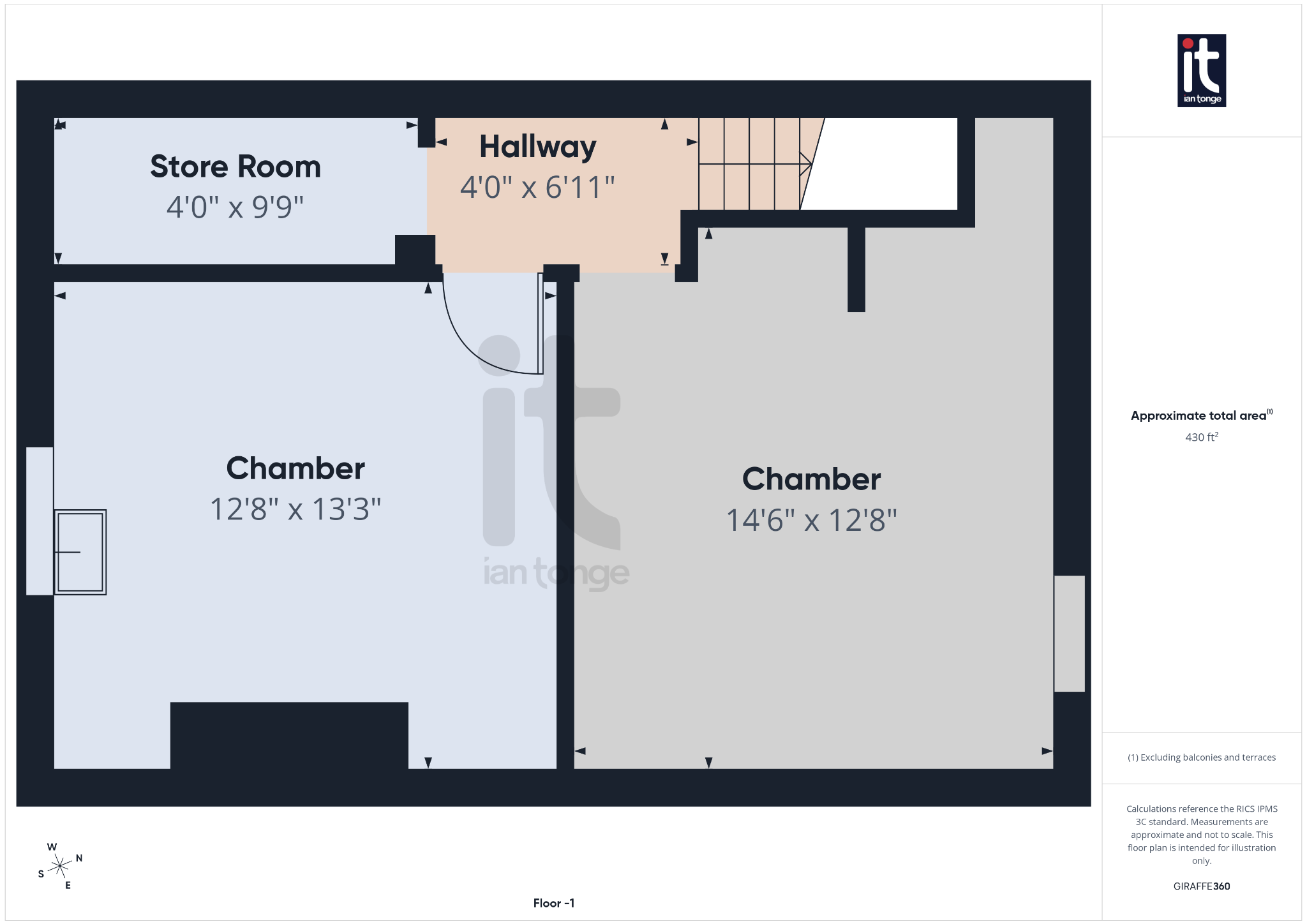 2 bedroom mid terraced house For Sale in Stockport - Floorplan 2.