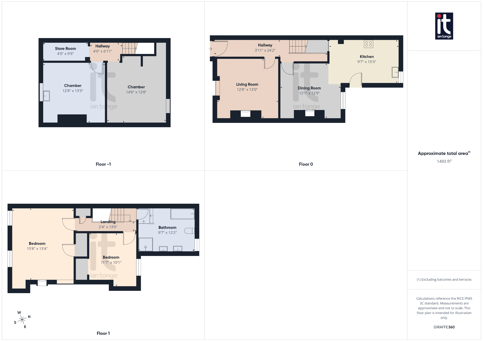 2 bedroom mid terraced house For Sale in Stockport - Floorplan 1.