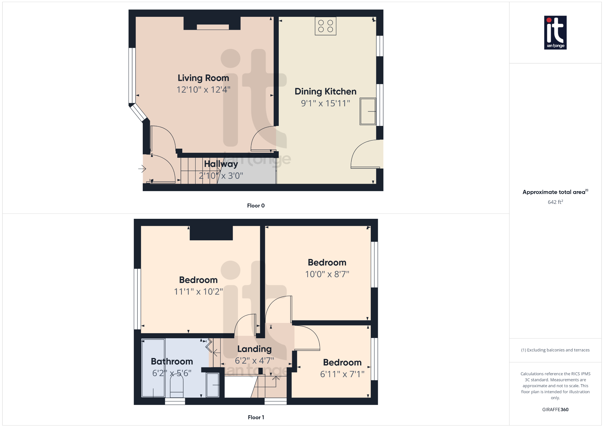 3 bedroom semi-detached house SSTC in Stockport - Floorplan 1.