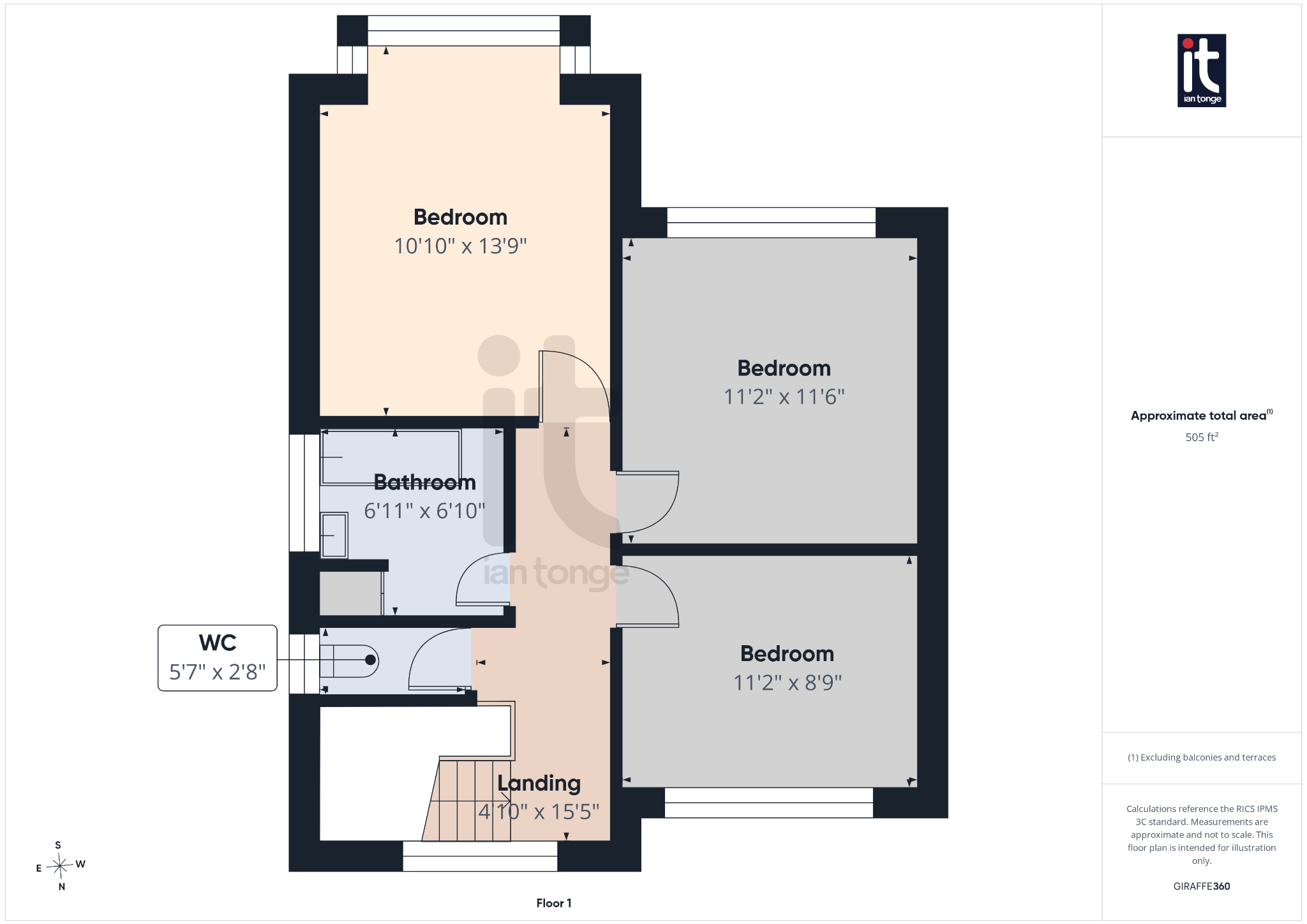 3 bedroom detached house For Sale in Stockport - Floorplan 3.