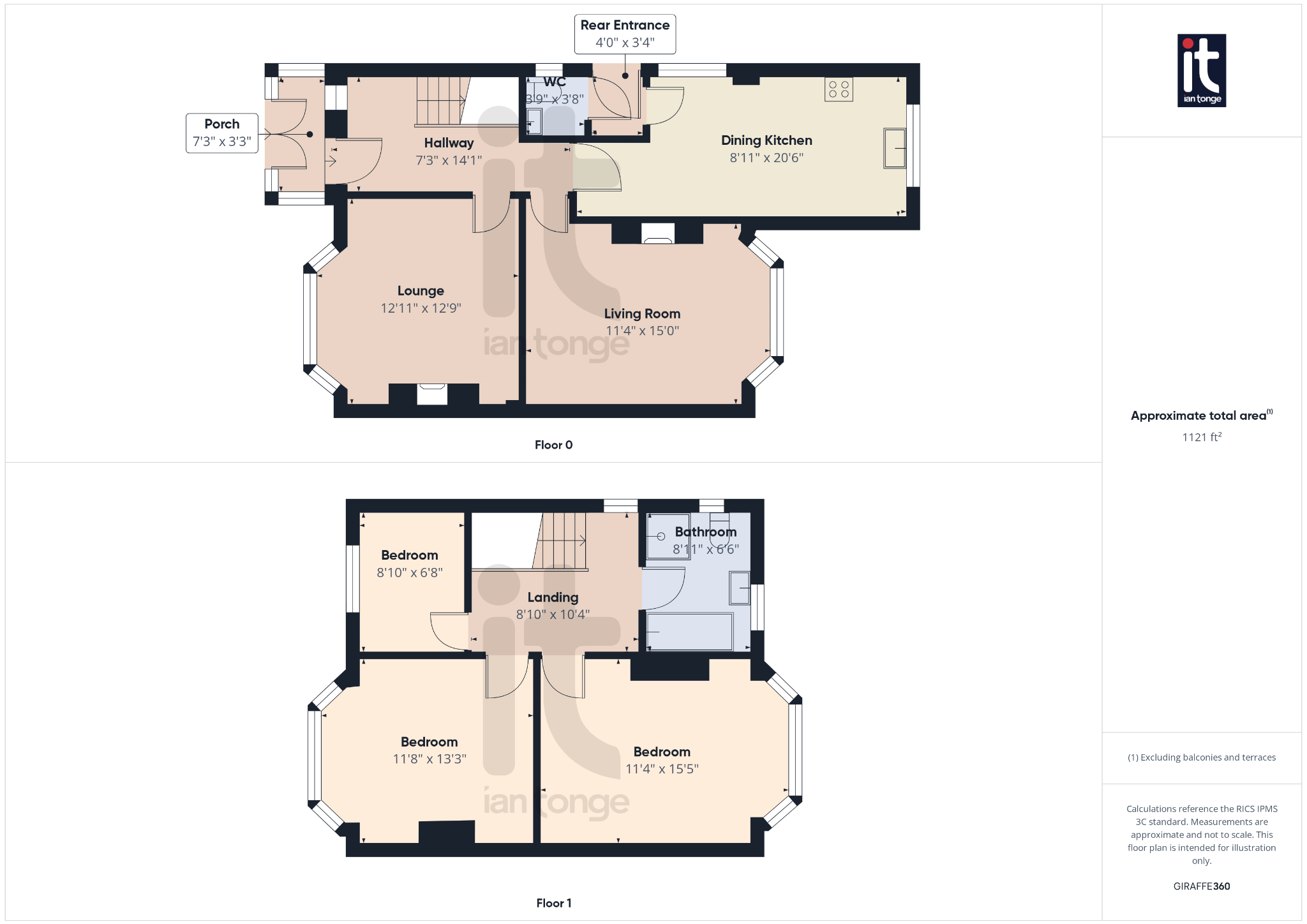 3 bedroom semi-detached house Sold in Stockport - Floorplan 1.
