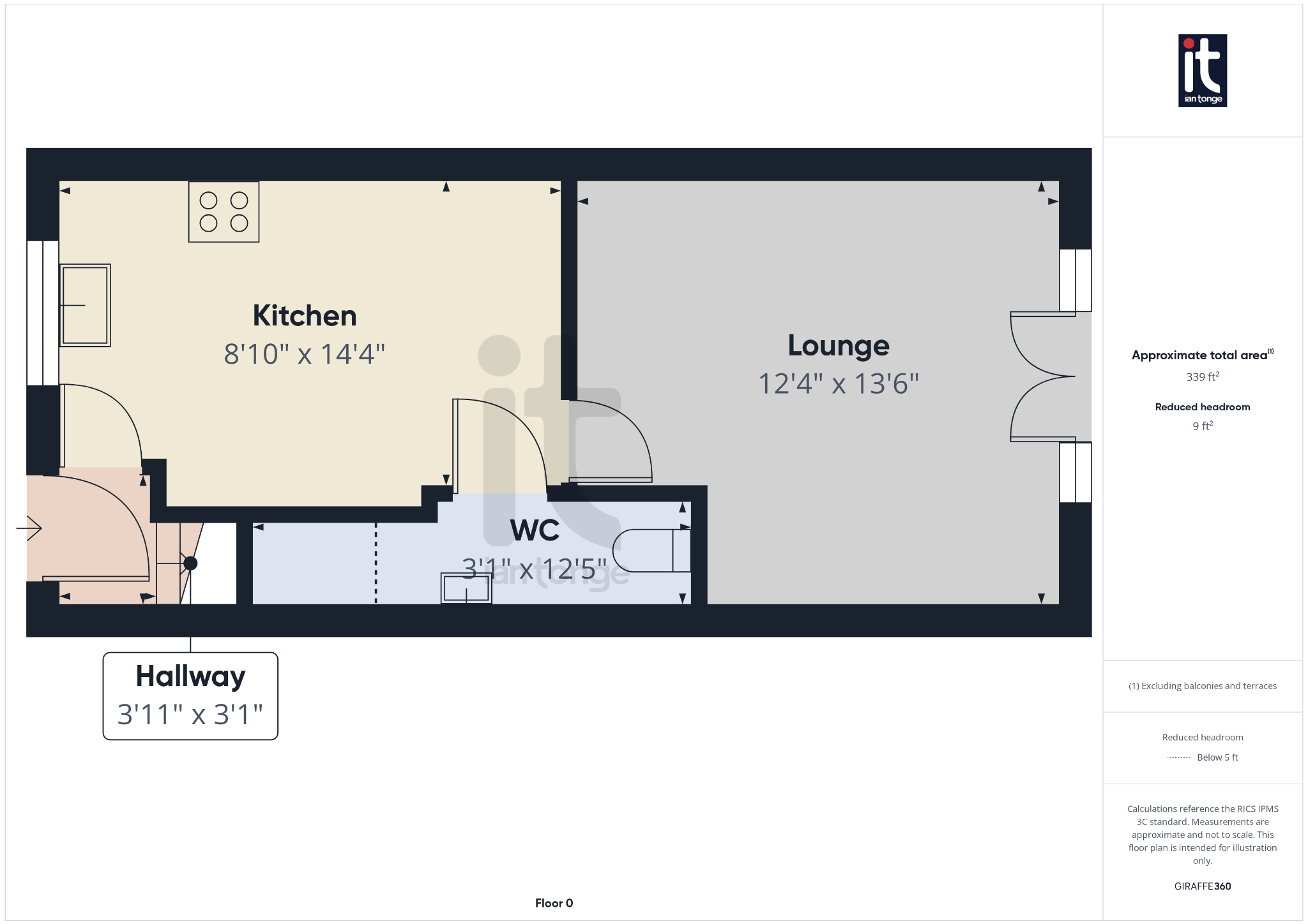 2 bedroom mid terraced house Sold in Stockport - Floorplan 2.