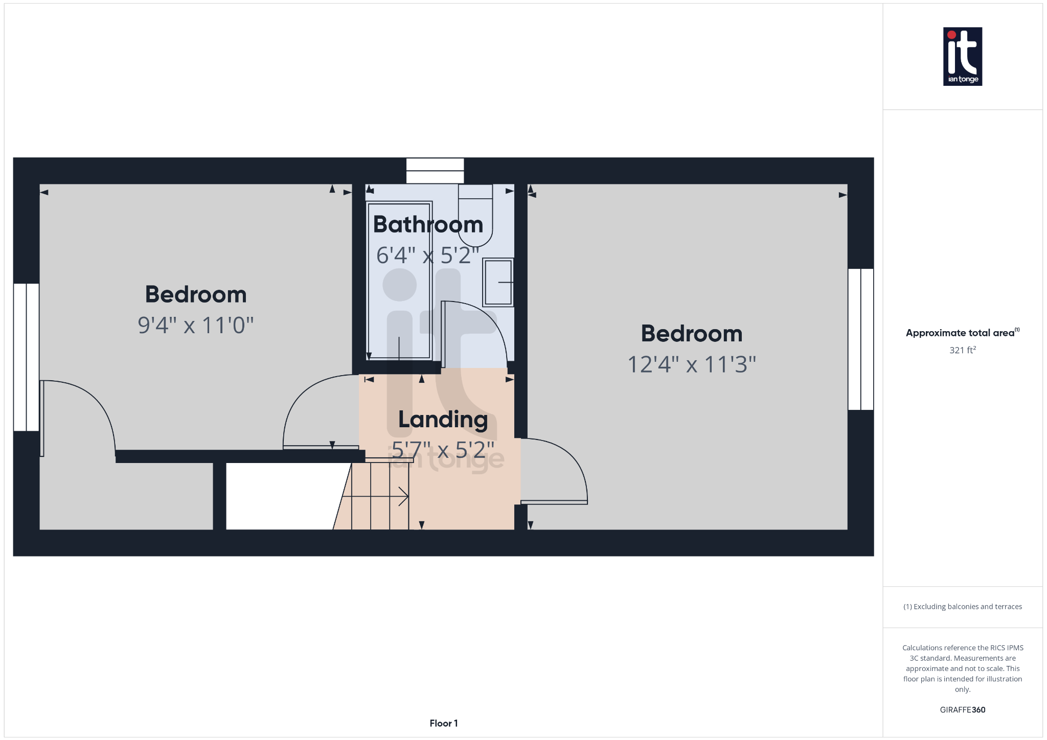 2 bedroom mid terraced house Sold in Stockport - Floorplan 3.