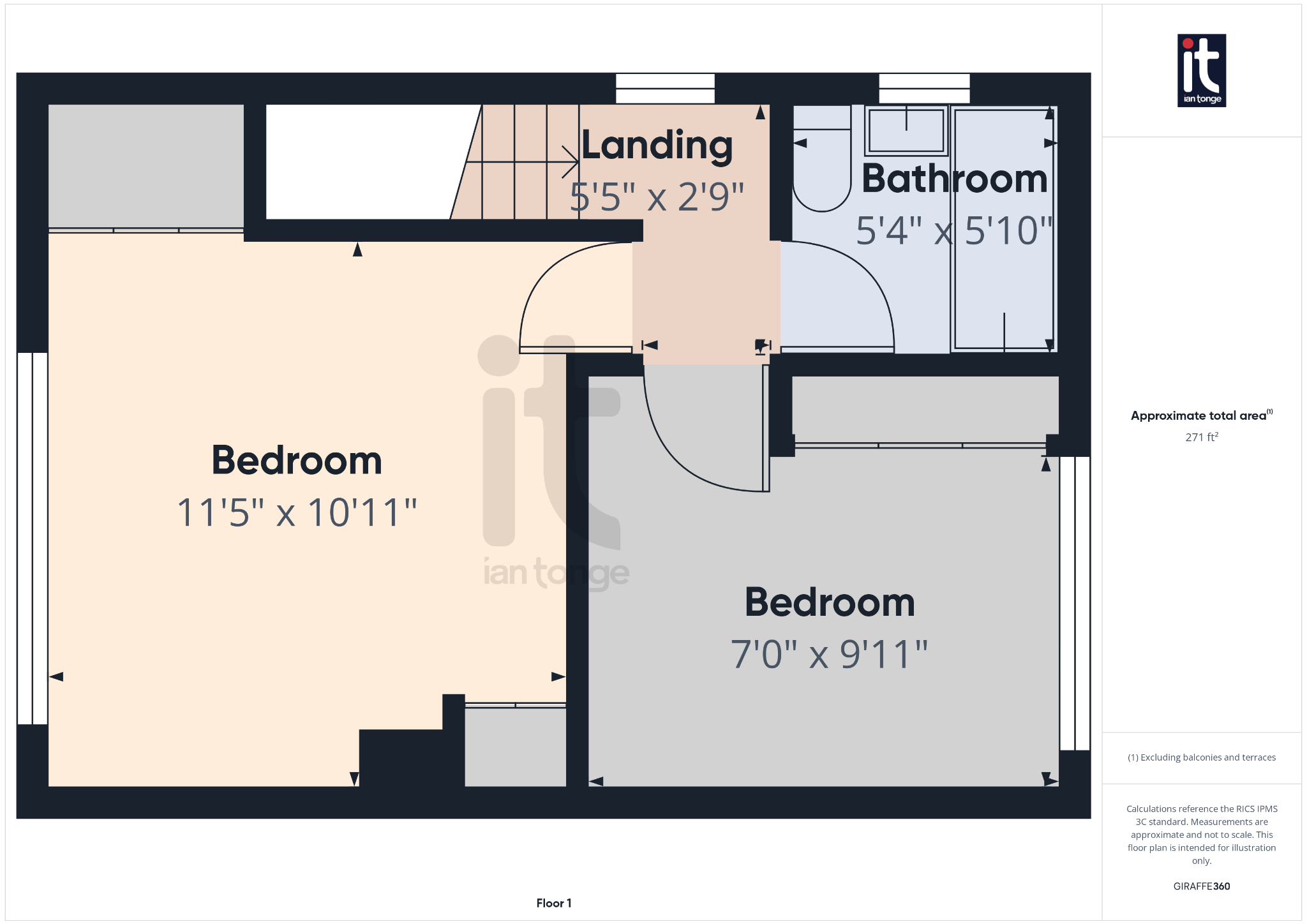 2 bedroom semi-detached house SSTC in Stockport - Floorplan 3.